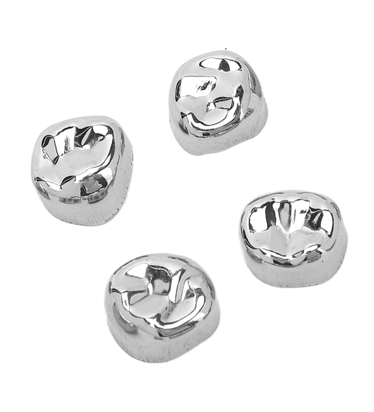 12pcs Dental Molar Metal Crowns Set - Protective & Restoration Crowns for Adults - International Shipping Available - Buy Online on GoSupps.com