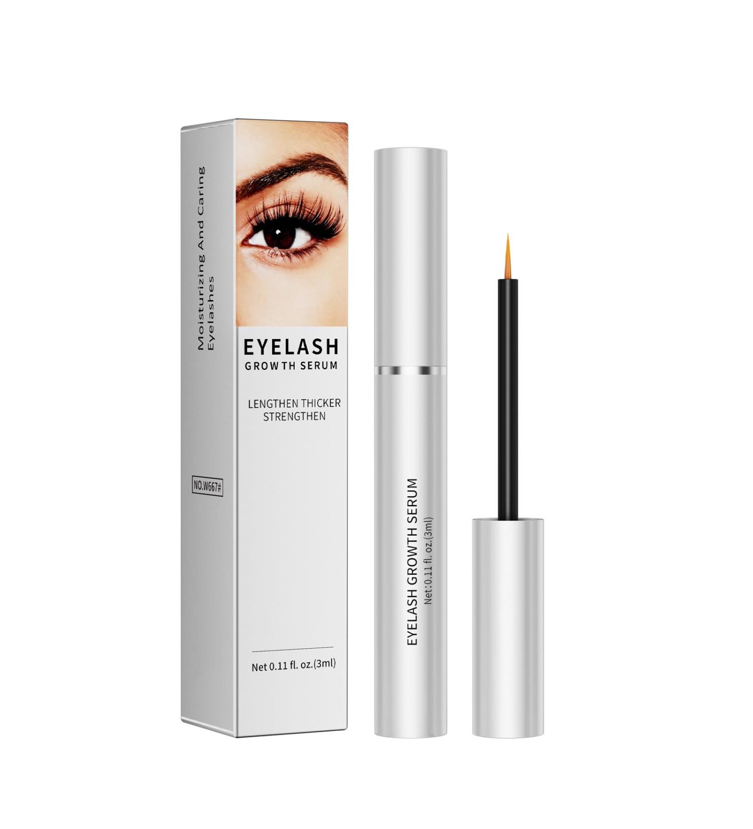 Housn Eyelash Growth Serum - Vegan Eyelash Booster for Fast Growth - Longer, Thicker, Healthier Lashes - 3ml - Buy Online on GoSupps.com