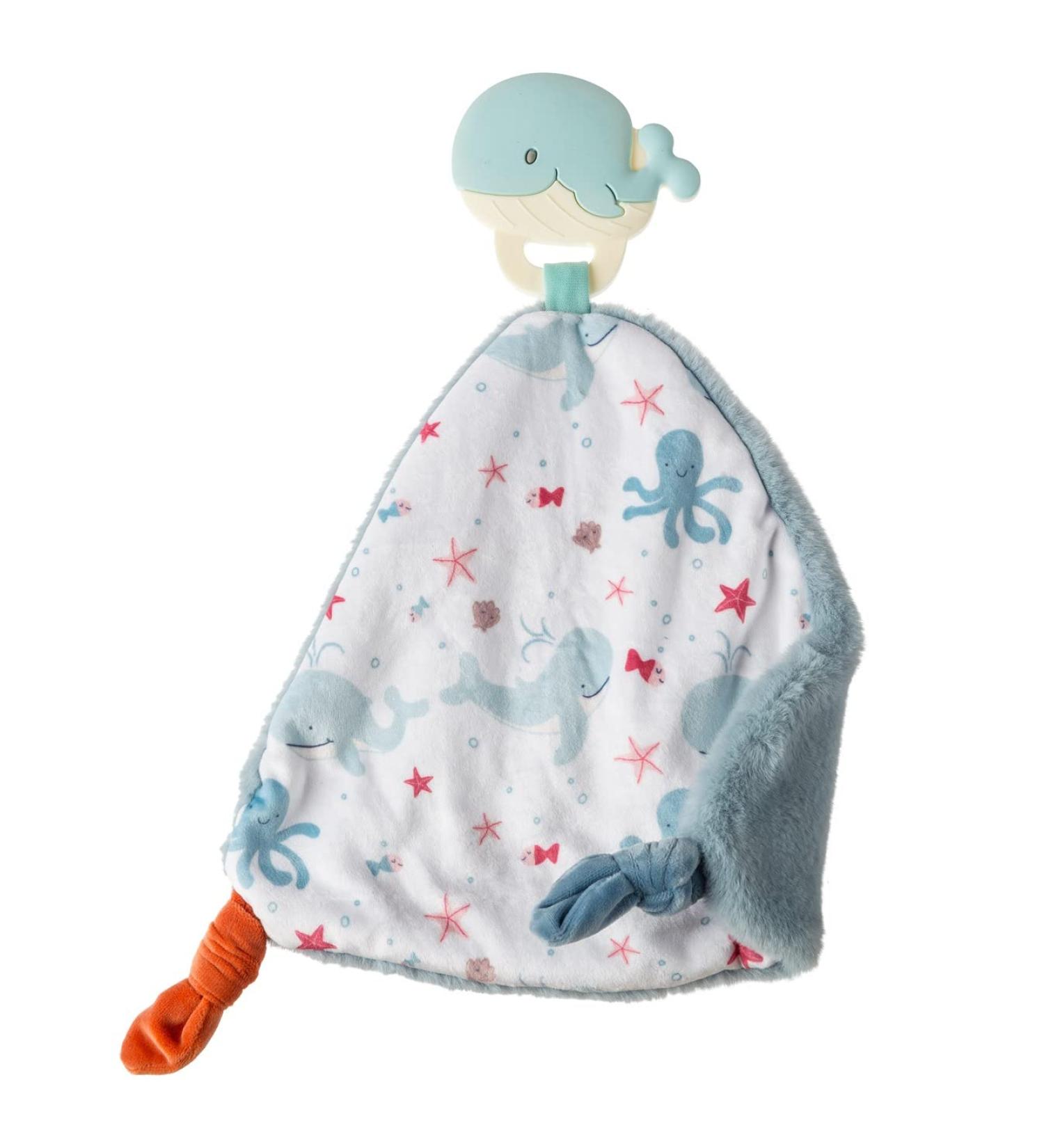 Mary Meyer Chewy Crew Soothing Baby Teether Lovey - 10-Inch Whale | Soft, Safe, and Soothing Teething Toy - Buy Online on GoSupps.com