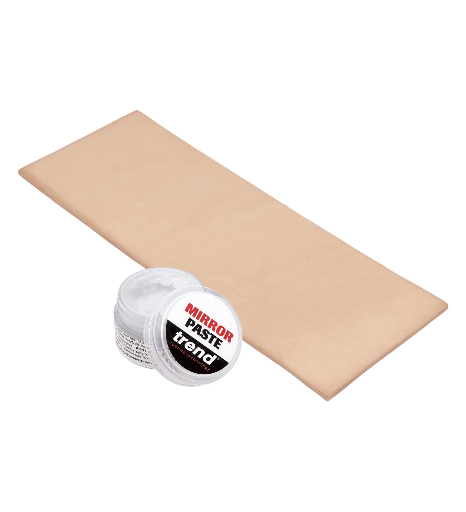 Trend Ultra Fine Mirror Paste & Leather Strop Kit - Knife and Tool Sharpening - Buy Online on GoSupps.com