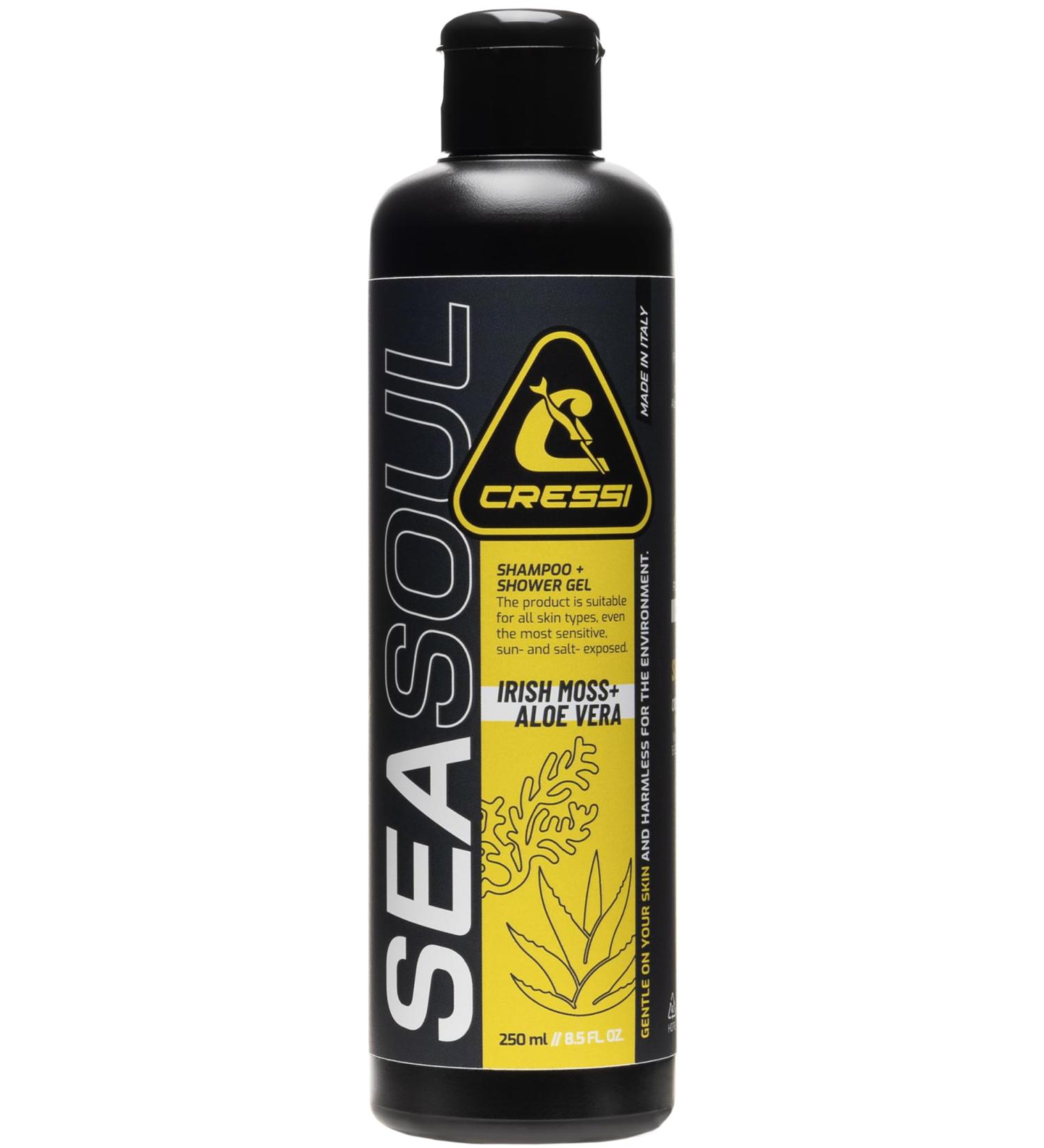  CRESSI CRESSI Seal Soul Shampoo + shower gel special shampoo gel for seawater lakes and rivers ideal for hair and skin 250 ml 1er Pack - Buy Online on GoSupps.com