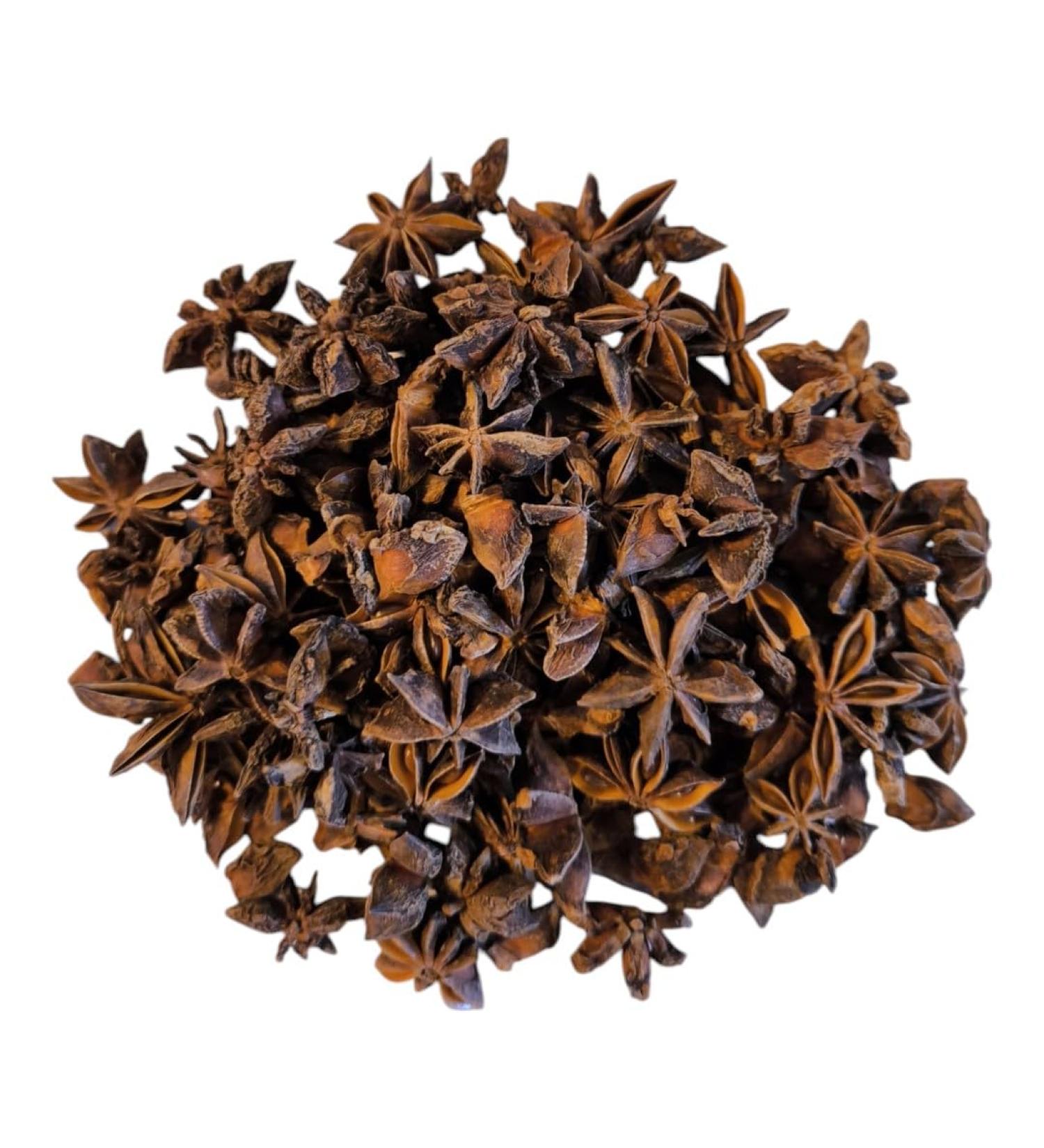 Les Trouvailles D'Horty Monte Nativo Star Anise (100 g) - Star Anise - Star Anise - Dried aromatic spices ideal for cooking and seasoning - Intense aroma and taste