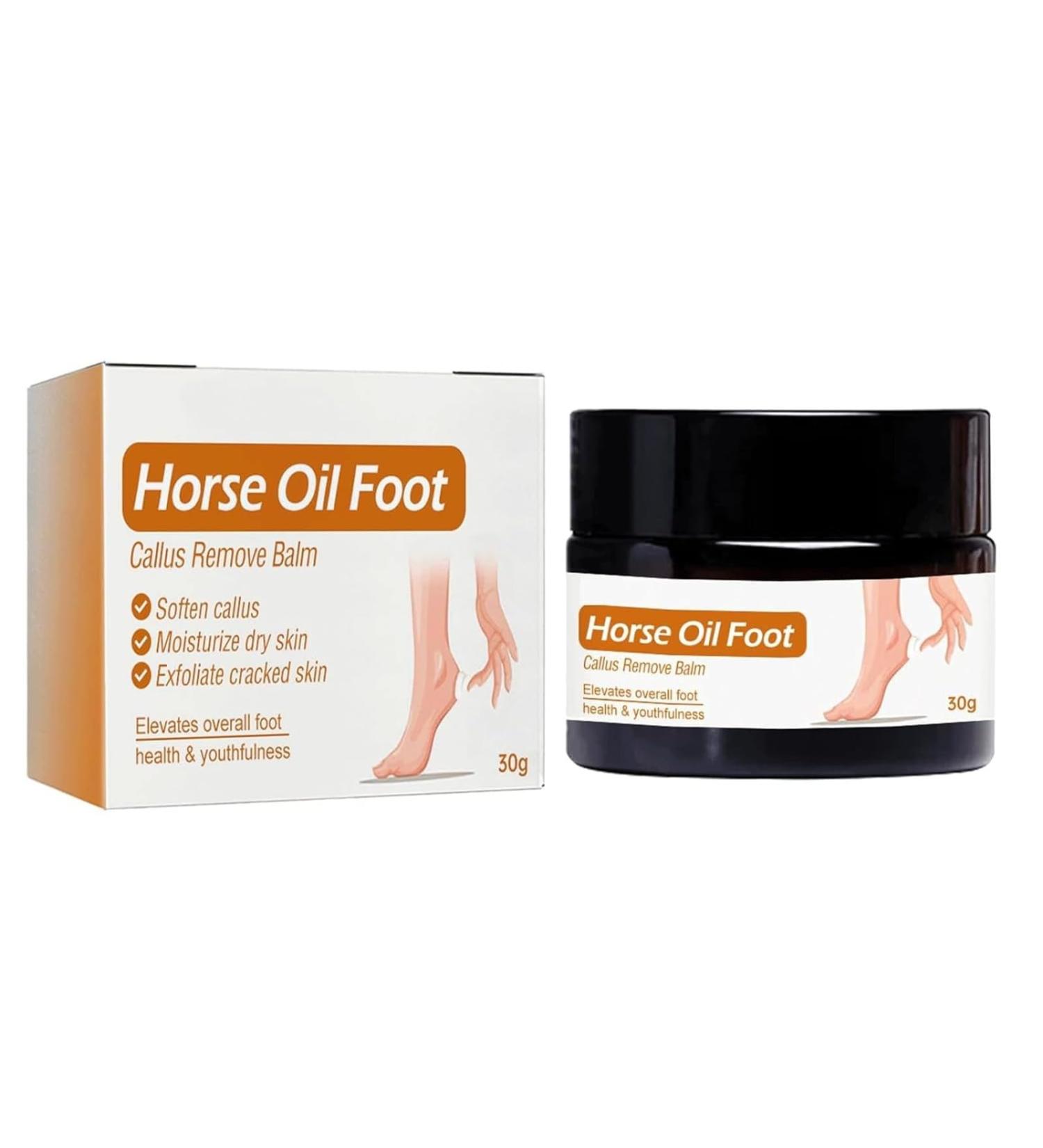 Horse Oil Foot Callus Balm Moisturizing Foot Cream Cream for Dry Cracked Heels Horse Oil Foot Cream Making It Smoother and P - Buy Online on GoSupps.com