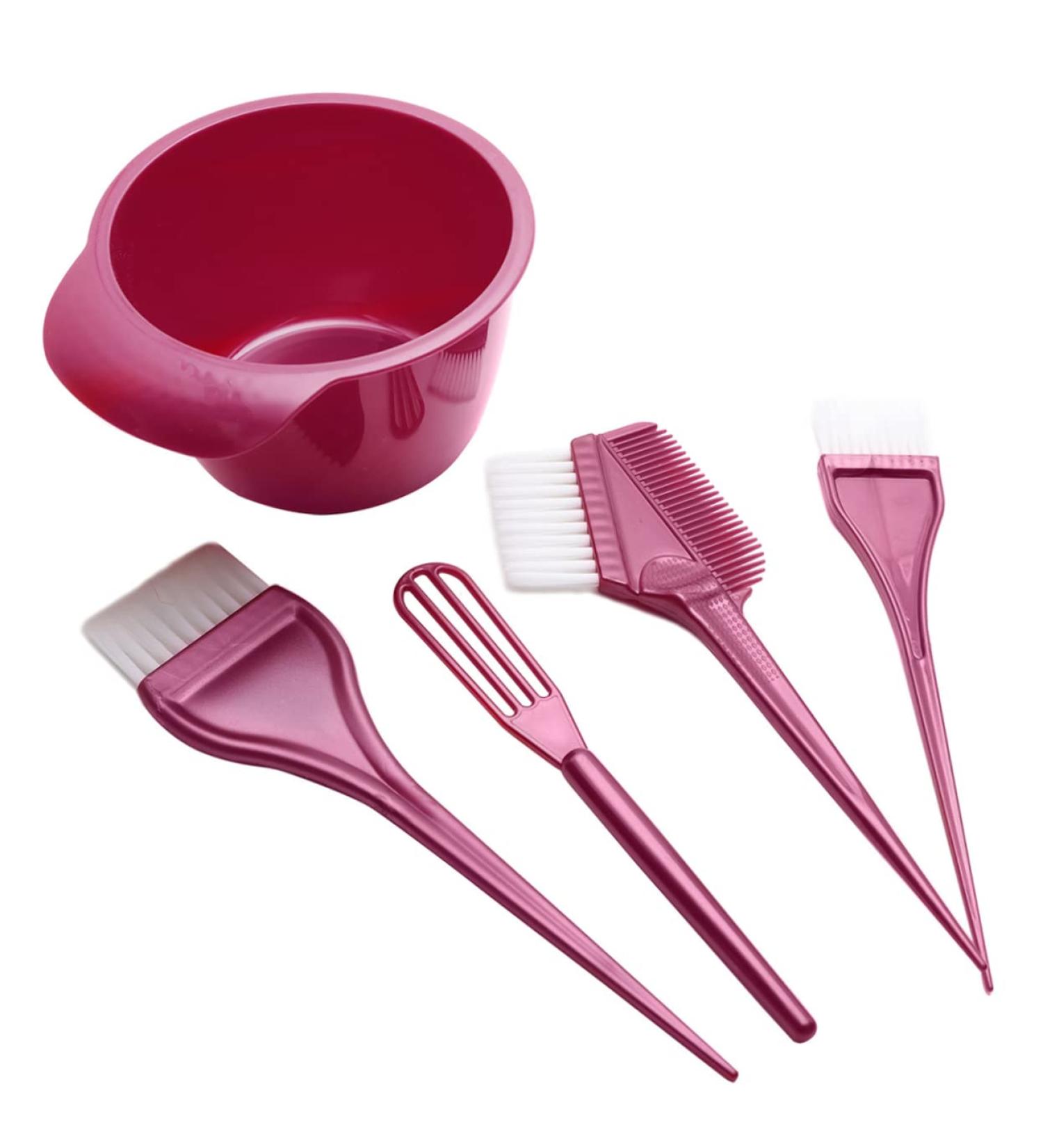 DOITOOL 1 Set Hairdressing Tool Hair Dye Tools Empanada Maker Color Hair Dye Hair Applicator Brush Mixing Tint Bowl Hair Dye Brush Hair Coloring Tool Dedicated Abs Red - Buy Online on GoSupps.com