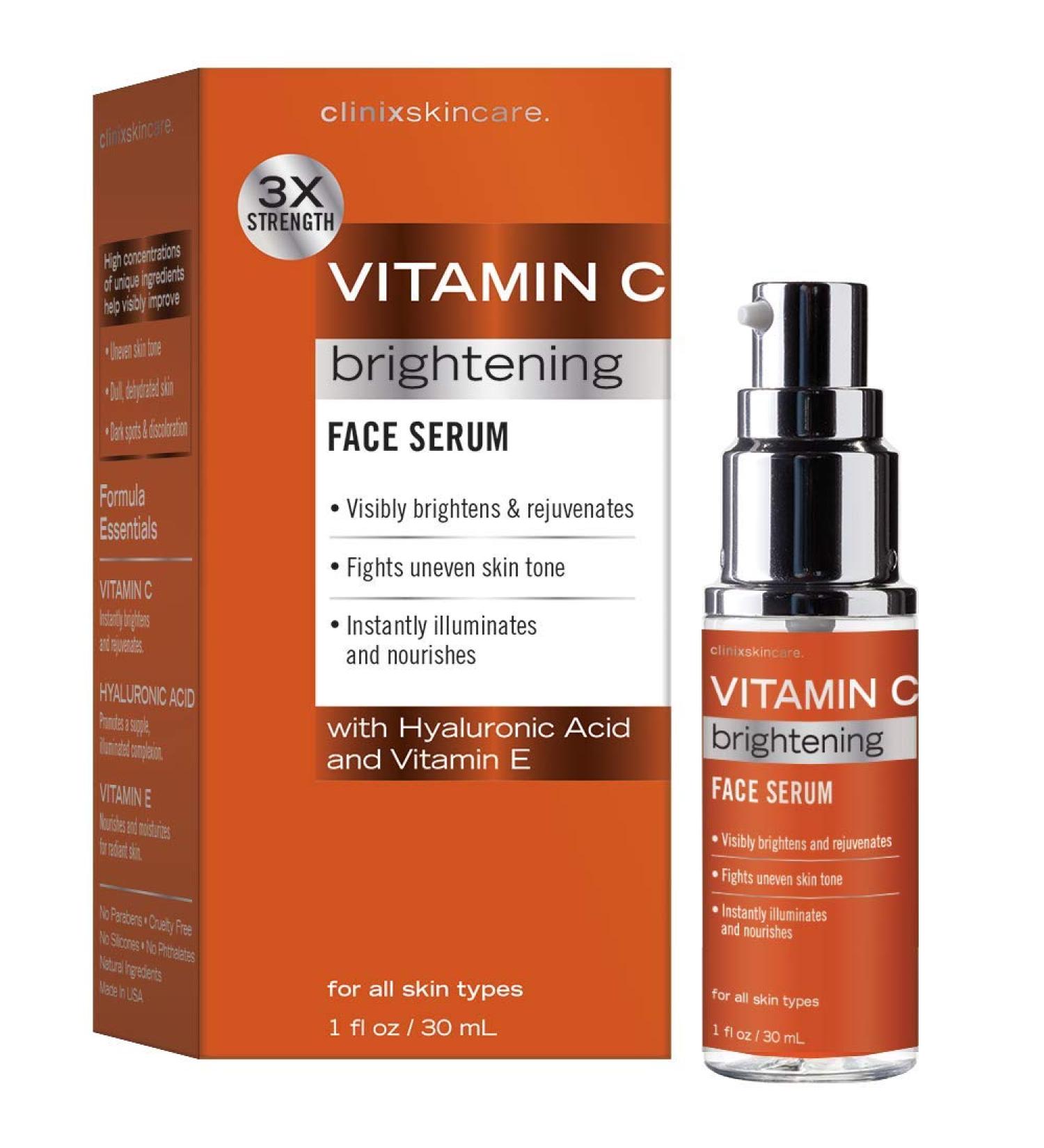 Brightening Vitamin C Face Serum - 1 Fl. Oz | Anti-Aging & Radiance Boosting | International Shipping Available - Buy Online on GoSupps.com