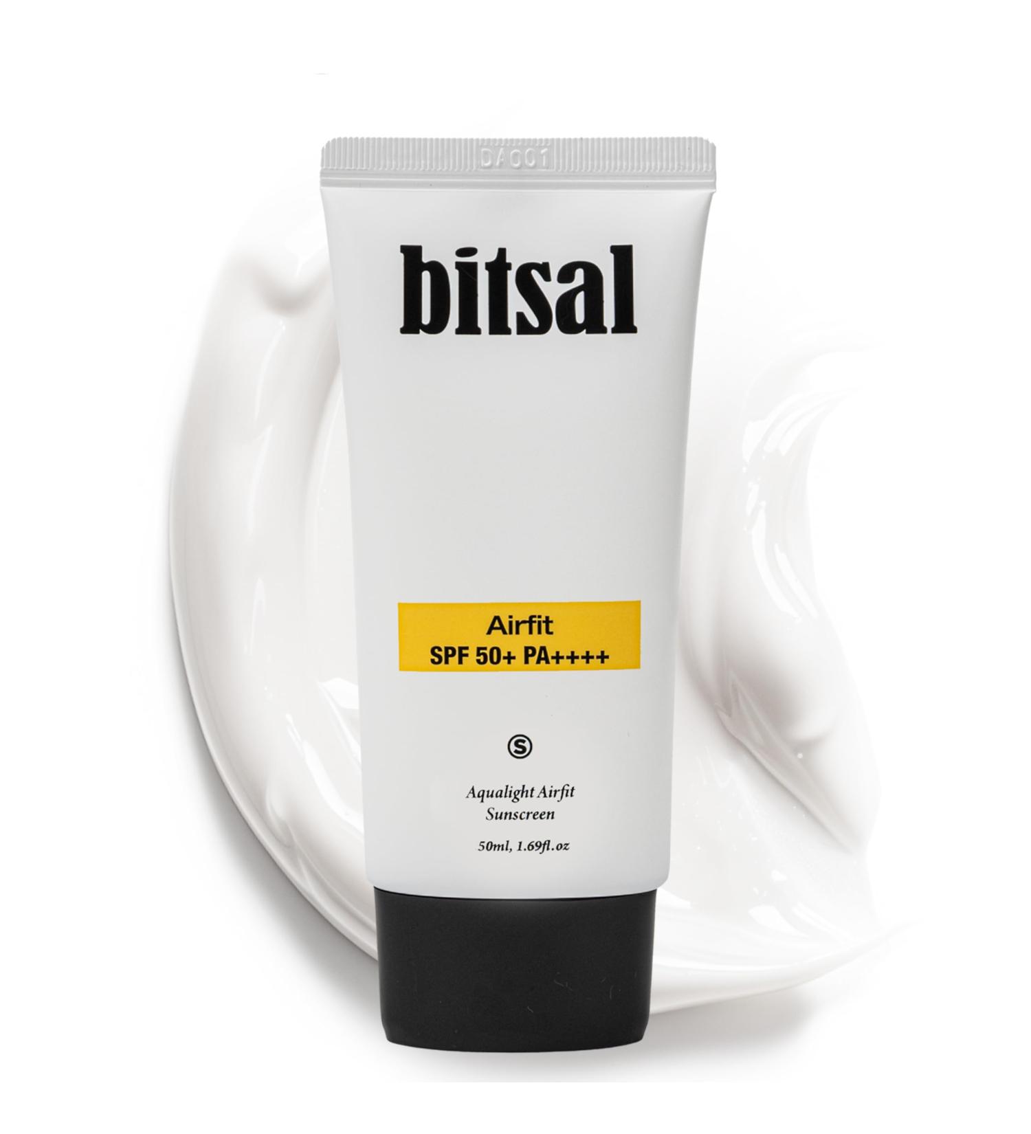 Bitsal Airfit Multi-tasking Radiant Sunscreen SPF50+ Lightweight UV Protection with Hyaluronic Acid & Jojoba Oil Soft Matte Glow Finish No Greasy Feel - Buy Online on GoSupps.com