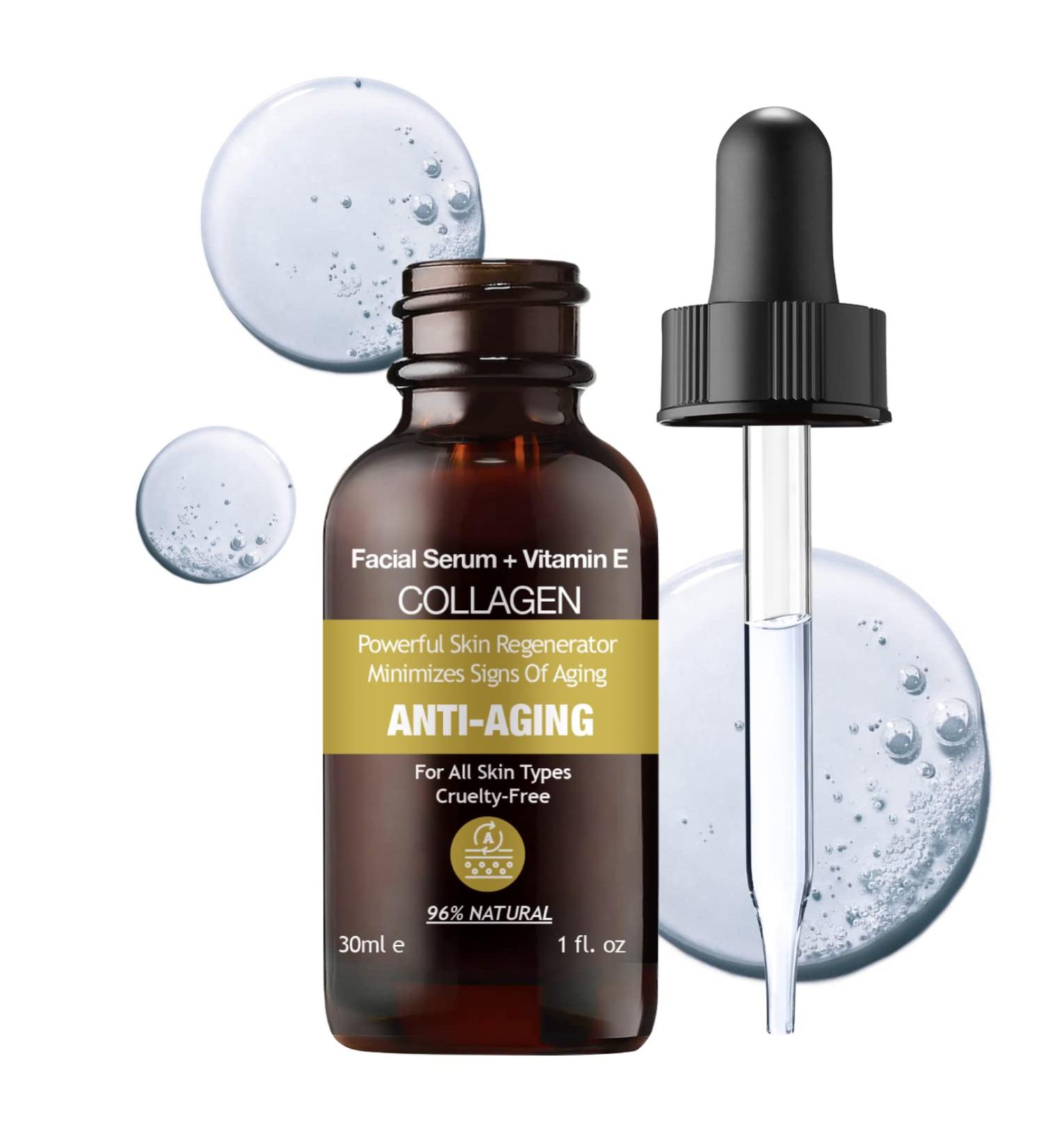 MADE IN USA Collagen Facial Serum - Firming, Anti-Aging, Plumping - 30ml - PURIFECT by Symphonty Beauty - Buy Online on GoSupps.com