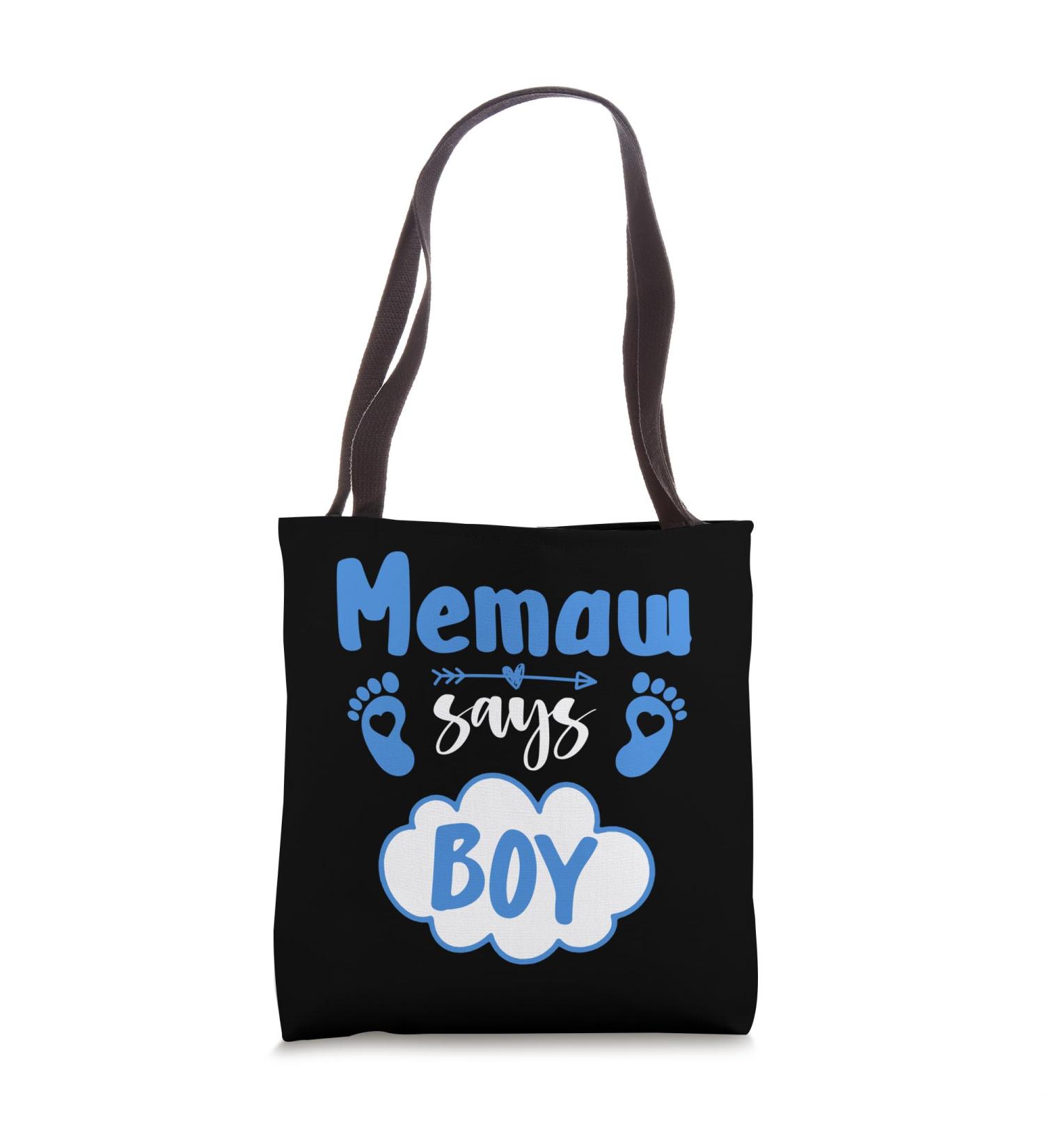MEMAW Says Boy Cute Family Gender Reveal Tote Bag - 16 Inch Pregnancy Gift for 2024 - Buy Online on GoSupps.com