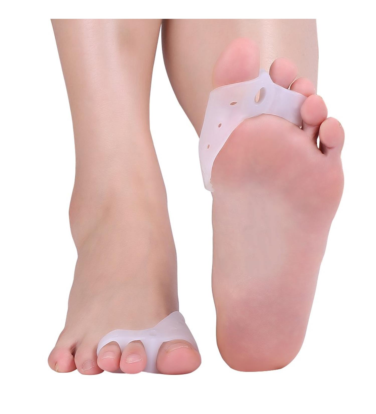 Buy 2 Pairs Gel Toe Separator for Bunion Relief | Anti-Skid Breathable Toe Spreader for Hallux Valgus & Hammer Toes - International Shipping Available - Buy Online on GoSupps.com