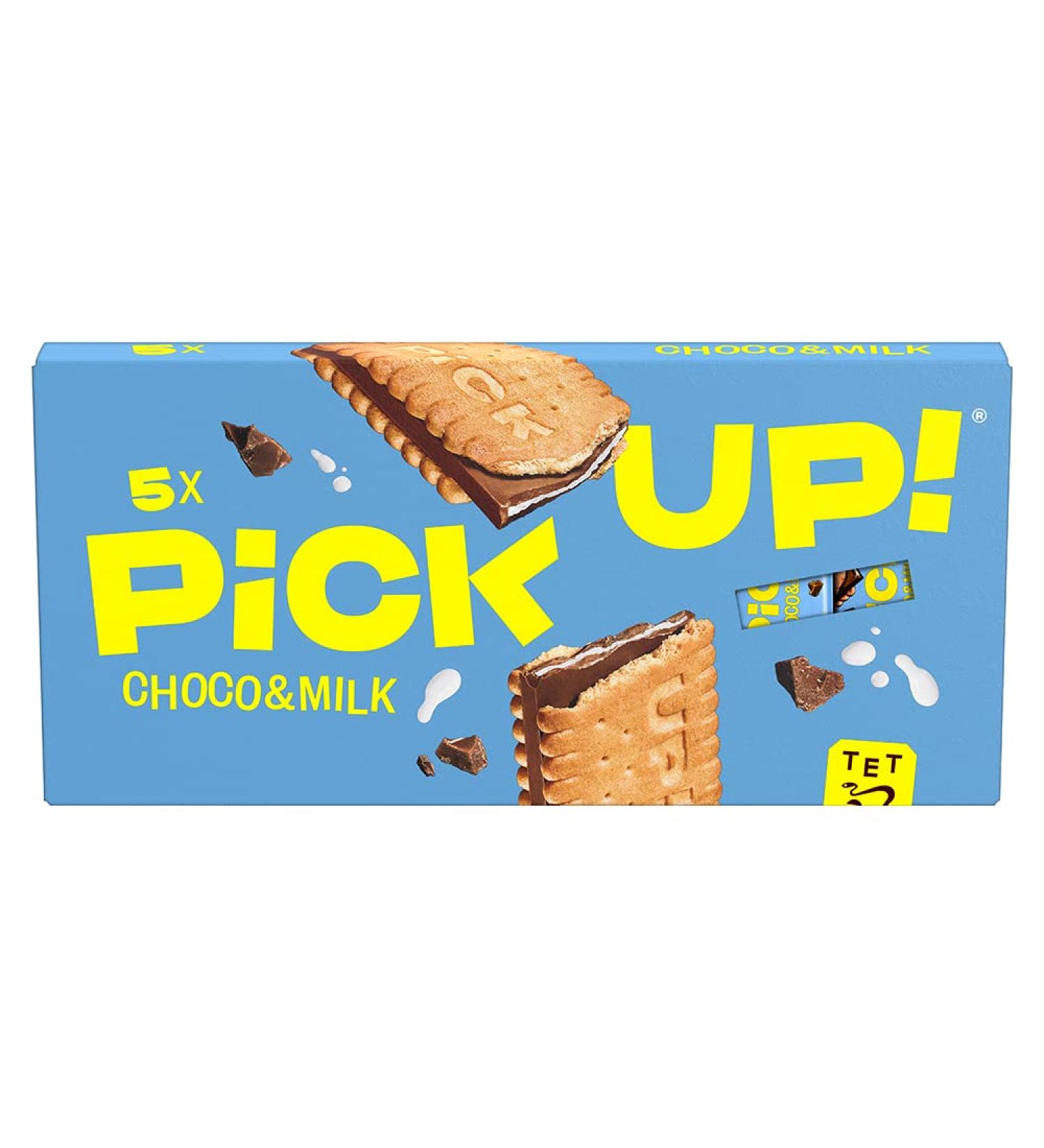 PiCK UP ChocoundMilk Milk Chocolate and Milk Cream Cookie Bars Pack of 5 (5 x 28 g) - Buy Online on GoSupps.com