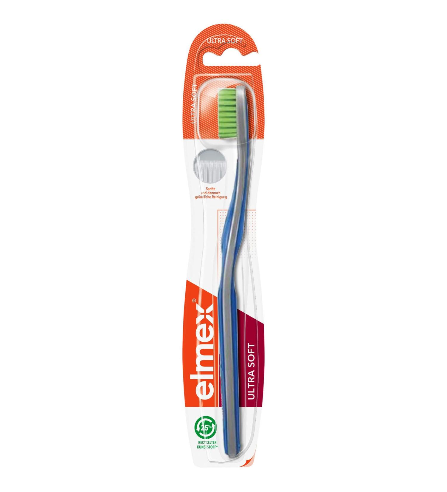 Elmex ultra soft toothbrush extra gentle effective cleaning of teeth and gums 1 pc. toothbrush