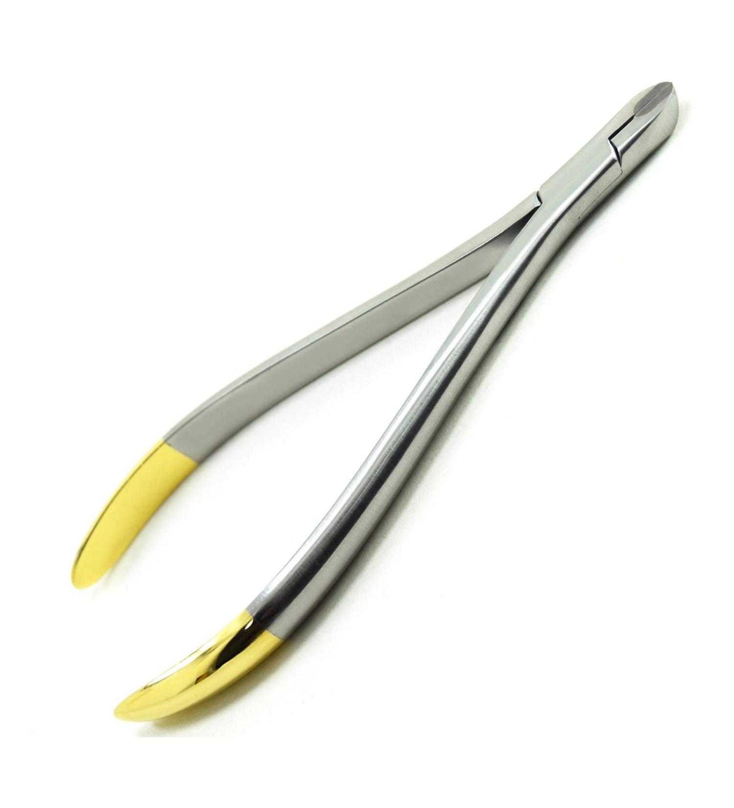 MEDSPO Professional Dental Pliers - Orthodontic Braces Wire Bending Loop Forming Pliers, Bracket Remover, Band Arch Wire Cutters - Hard Wire Cutter Lingual TC Long Handle for Braces - Buy Online on GoSupps.com