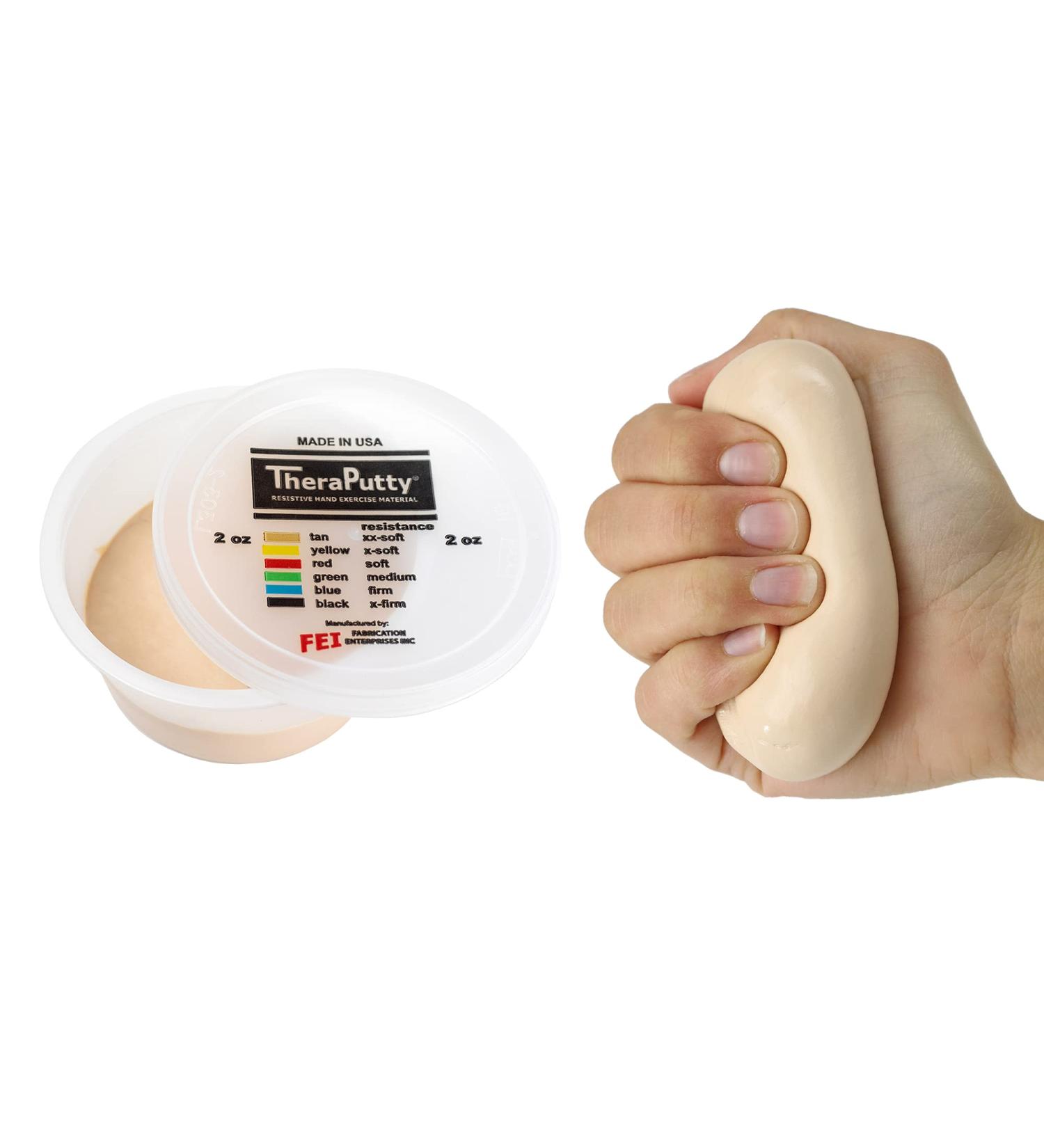 CanDo Theraputty Plus 2oz XX-SOFT for Hand Therapy, Occupational Therapy, Hand Strengthening & Stress Relief - Buy Online on GoSupps.com