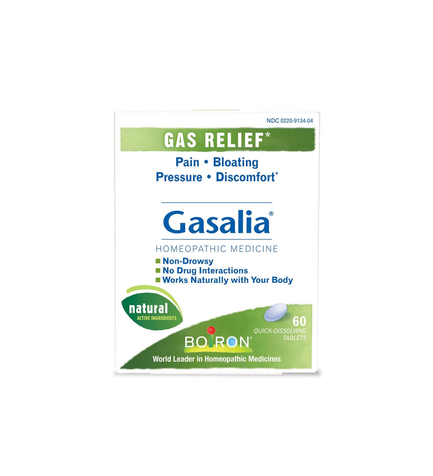 Boiron Gasalia - Natural Gas Relief Tablets | 60 Tablets - Buy Online on GoSupps.com