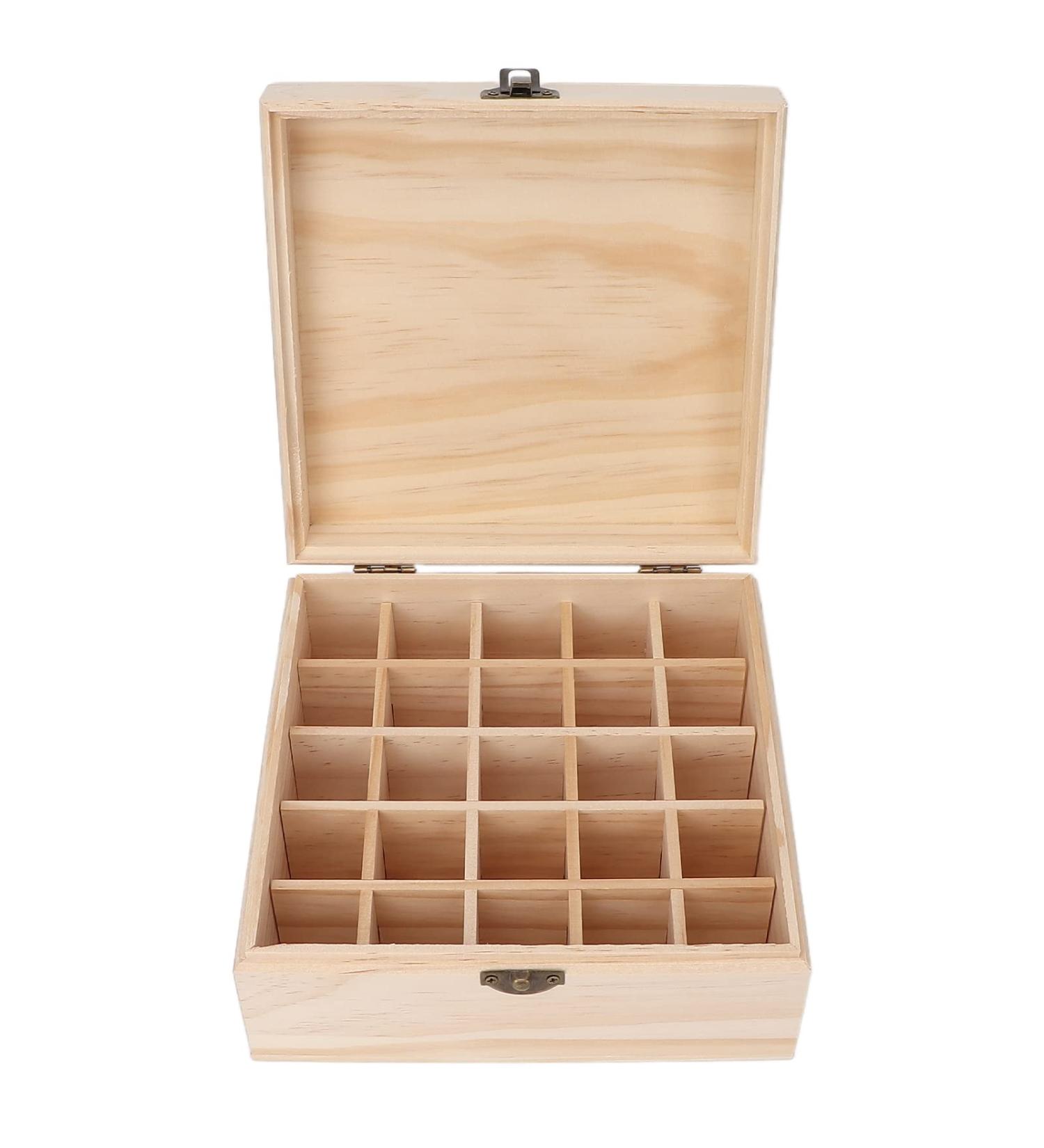 High Quality Pine Wood Essential Oil Storage Case - Safe & Reliable 187x187x87 mm | Customizable Design - Buy Online on GoSupps.com
