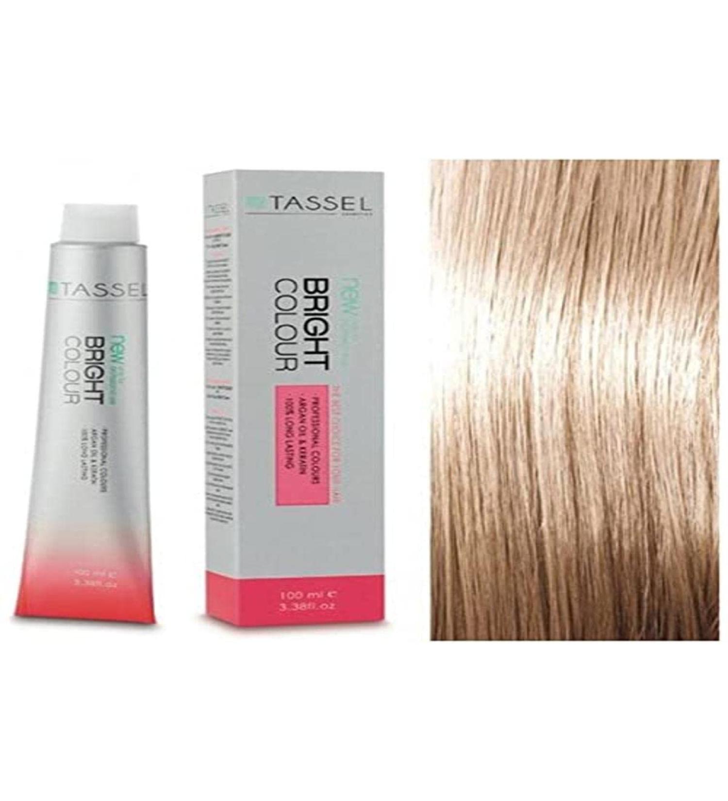 N 8 Rubio Claro - Tinte con Aceite de Arg n y Queratina 100 ml - Tassel