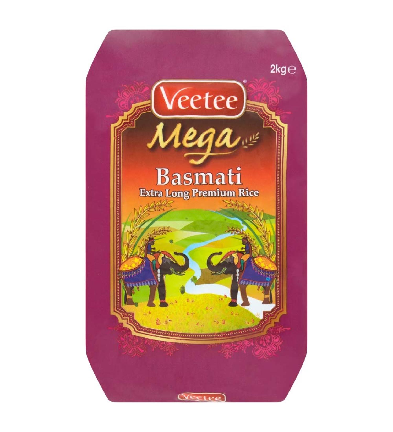 Veetee Mega Basmati Extra Long Premium Rice 2kg