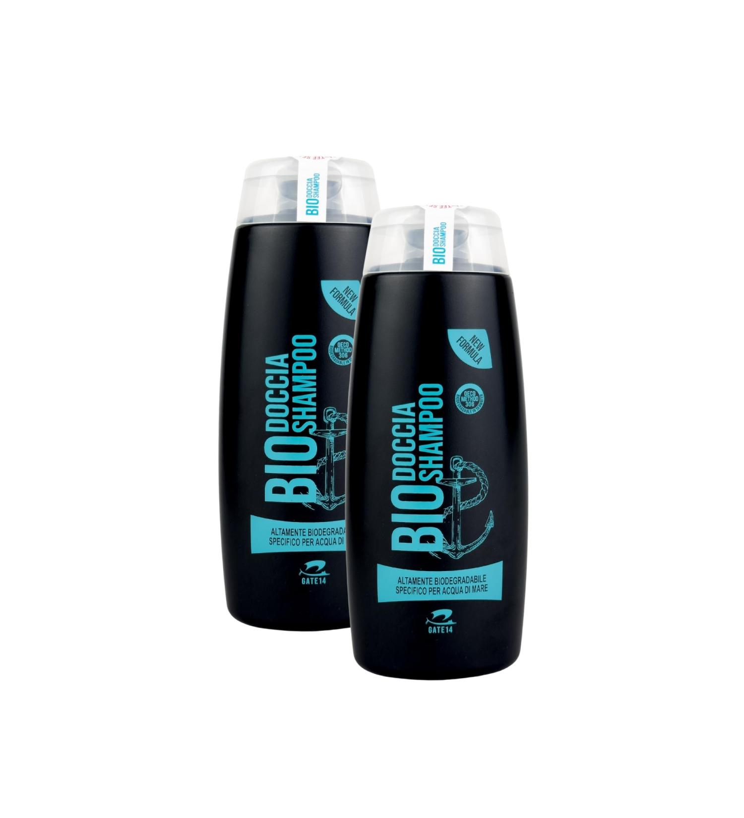 GATE14 Highly biodegradable Bio Shower Shampoo specific for Seawater - Pack of 2 pcs - Buy Online on GoSupps.com