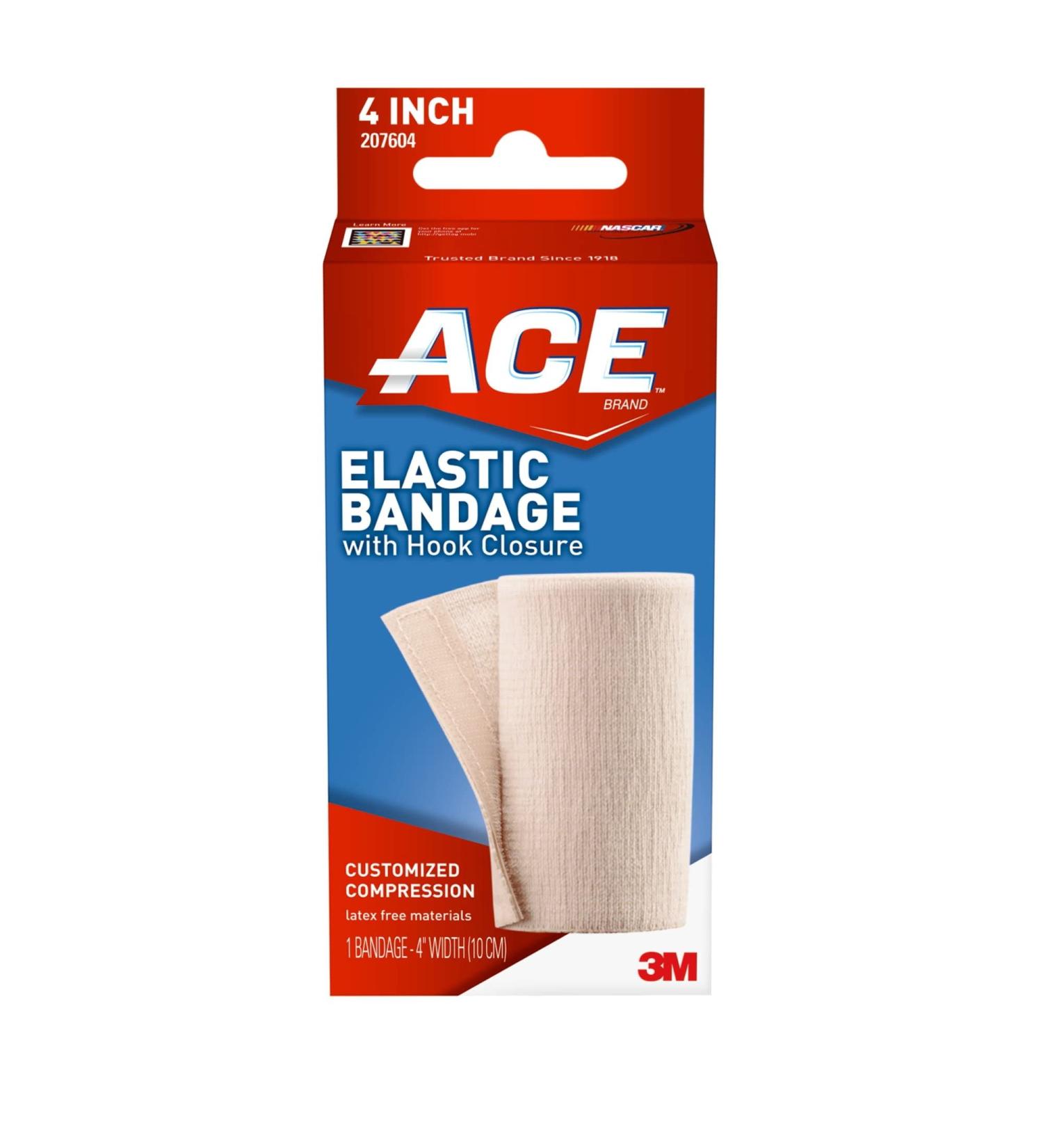 Ace Elastic Bandage with Hook Closure 4 Inch - Pack of 5 | 207604 - Buy Online on GoSupps.com