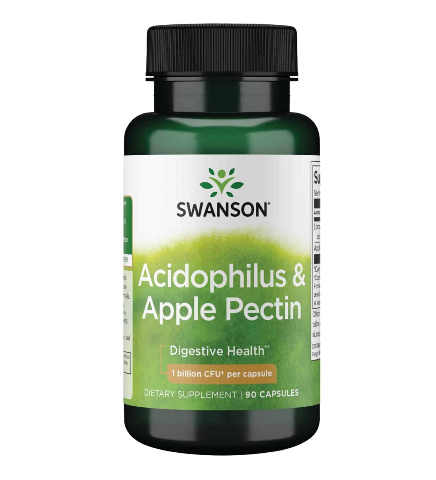 Swanson Acidophilus & Apple Pectin 90 Capsules