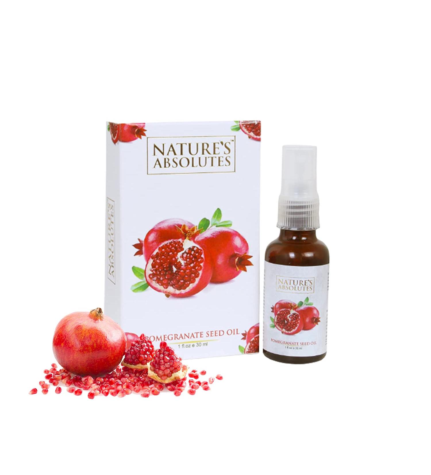 Cold Pressed Pomegranate Seed Oil - 100% Pure & Natural Moisturizer for Hair Skin & Nails | International Shipping Available - Buy Online on GoSupps.com