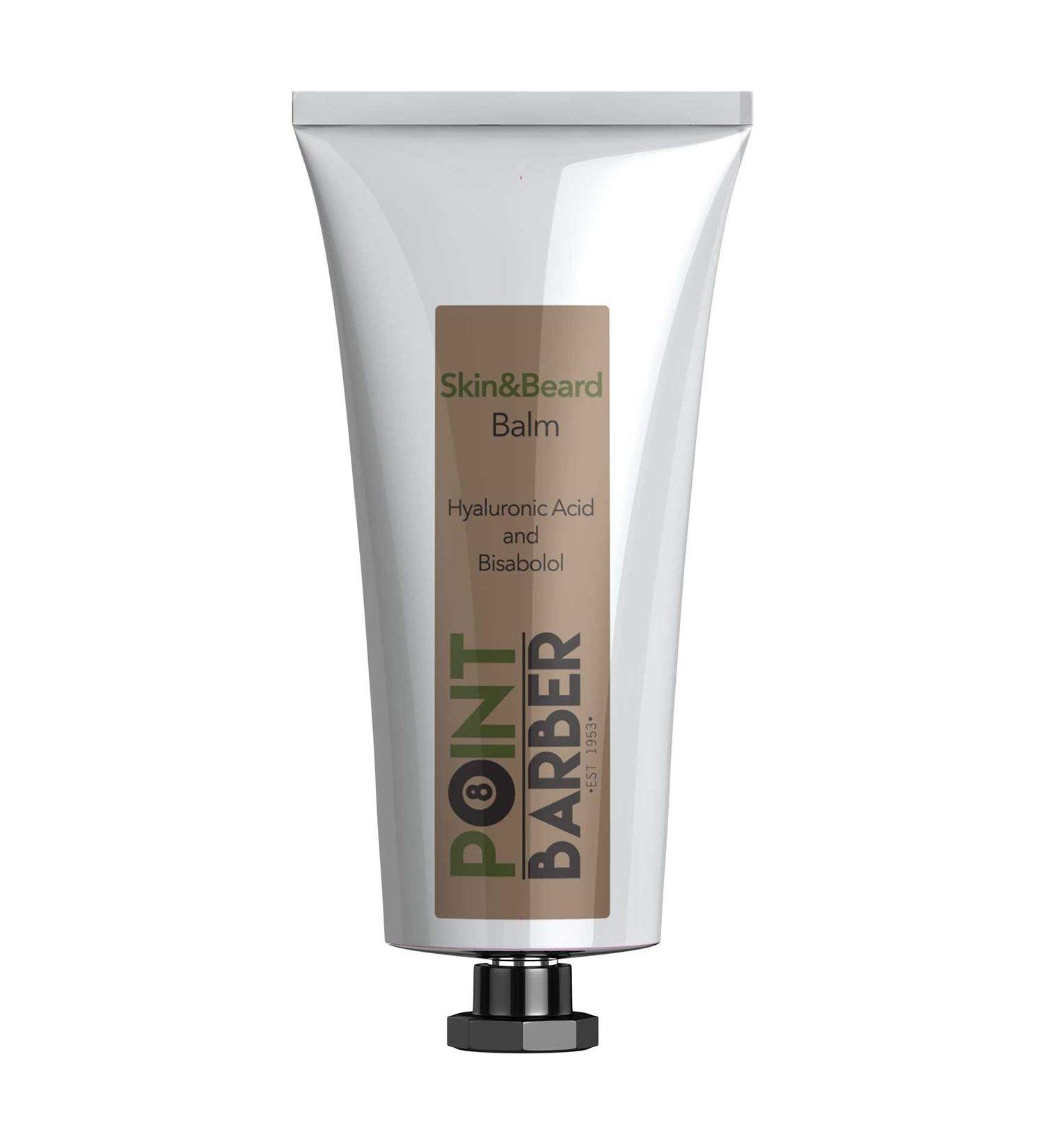 POINT BARBER Point Barber Moisturizing Skin Aftershave and Beard Balm 3.4 oz 3.38 oz White