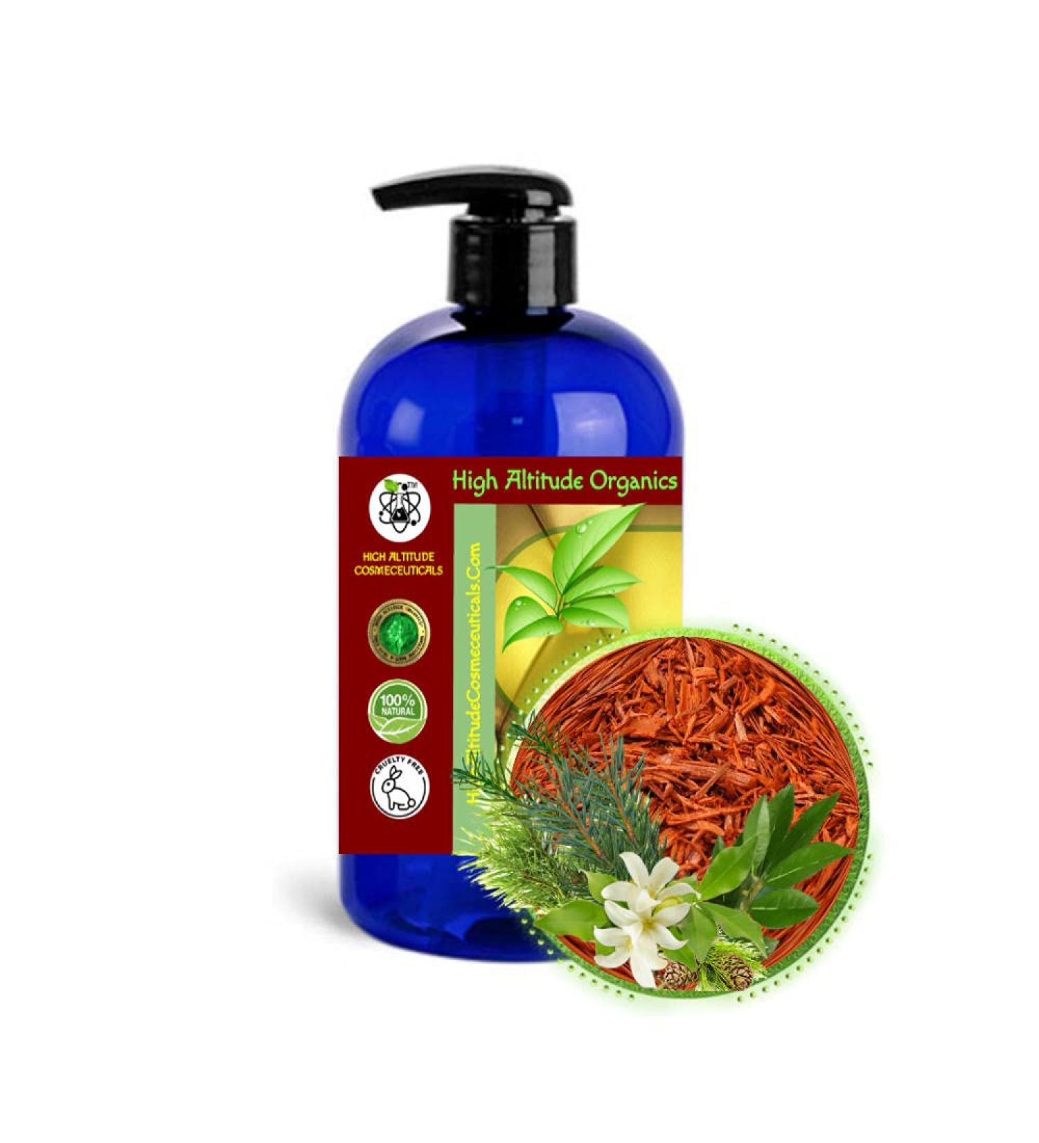 16oz (480ml) Exquisite Sandalwood Body Massage Oil for Men or Women - Masculine Tones- All-Natural Organic No Artificial Fragrance Very Relaxing Moisturizing