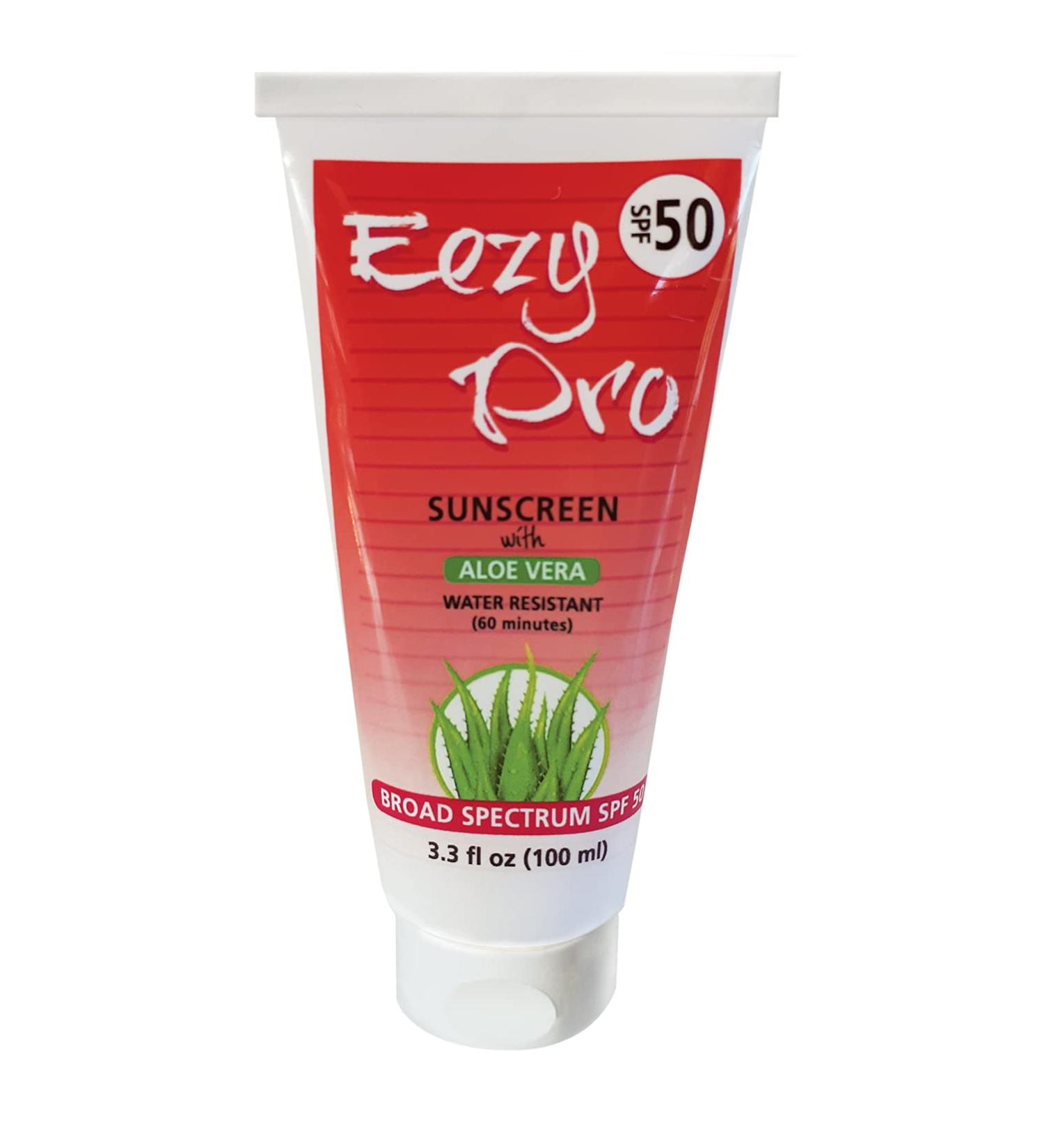 SPF 50 Sunscreen with Aloe Vera Tube 3.3 Fluid Ounce