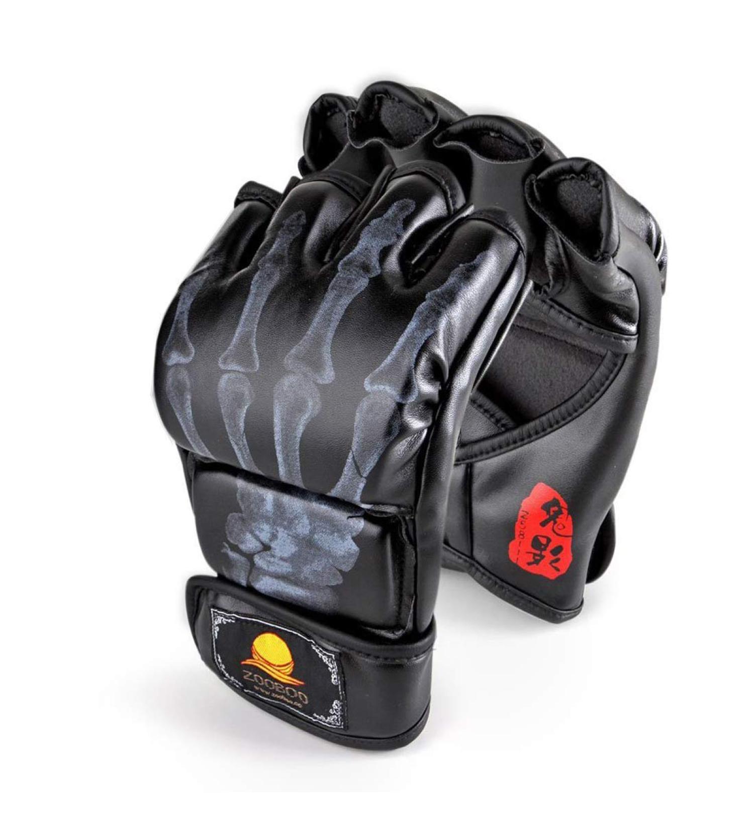 MMA Half-Finger Boxing Gloves - Training Gloves For Martial Arts & Sparring