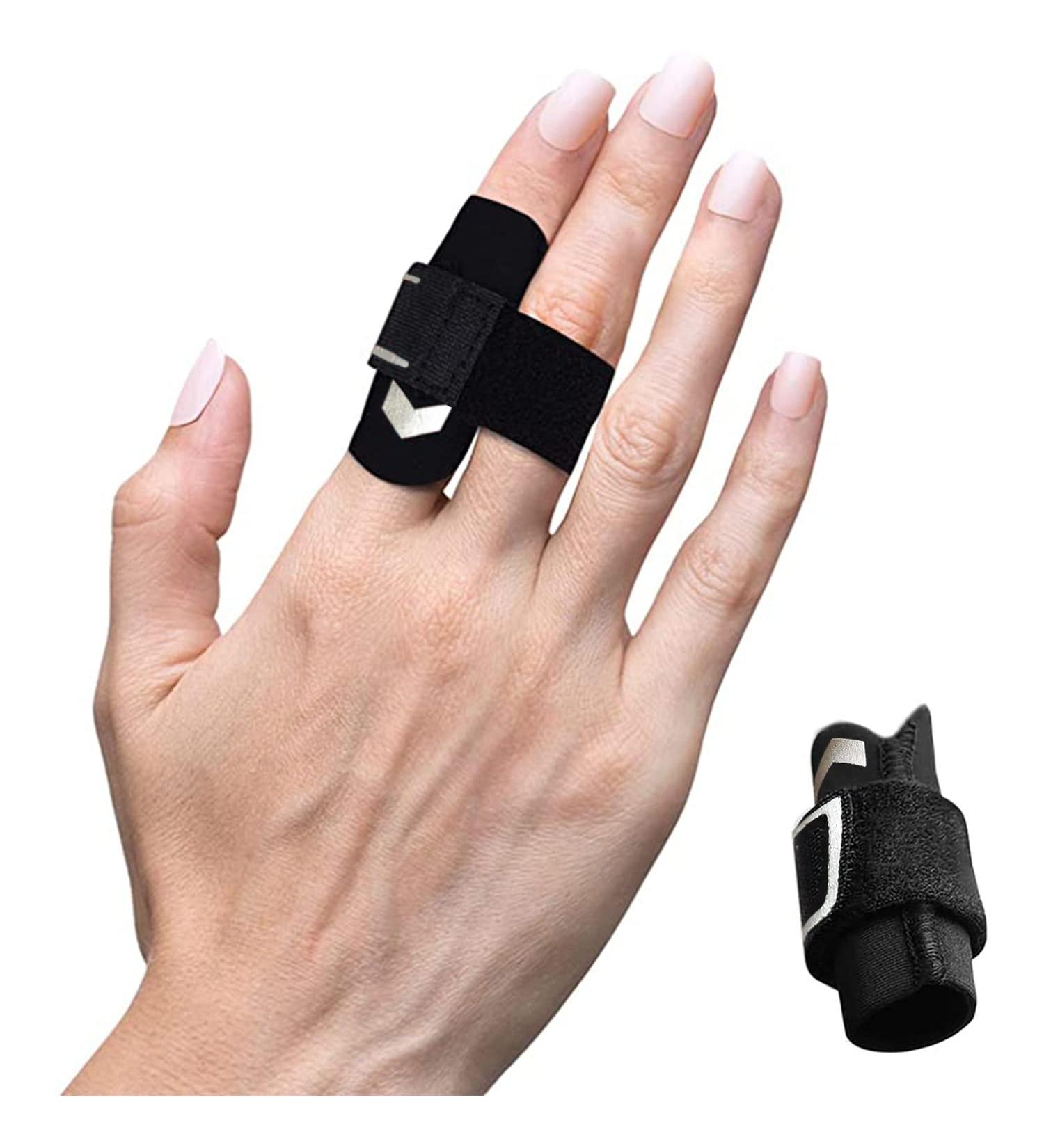 Adjustable Finger Splint Support Brace for Joint Pain Relief - Silver - Buy Online on GoSupps.com