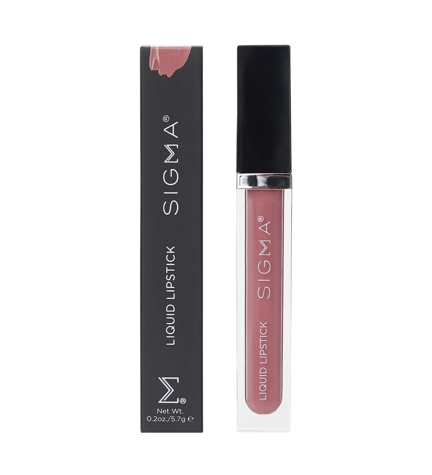 Sigma Beauty Liquid Lipstick - Bold Liquid Matte Satin Finish - Vegan & Cruelty-Free Makeup (New Mod) 0.2oz - Buy Online on GoSupps.com