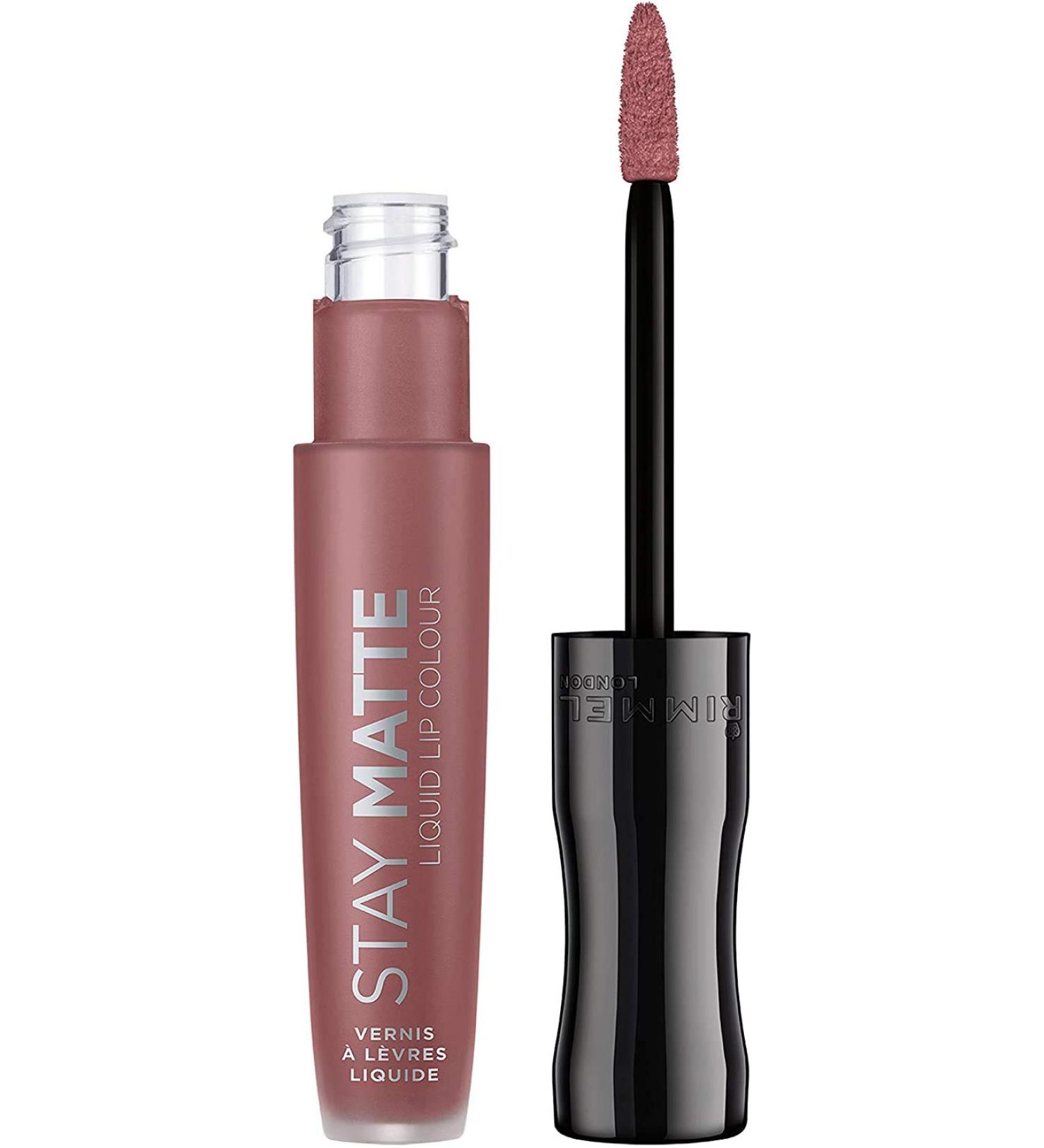 Rimmel London Stay Matte Liquid Lipstick Fatal Kiss 220 - Long-Lasting Matte Finish - Buy Online on GoSupps.com