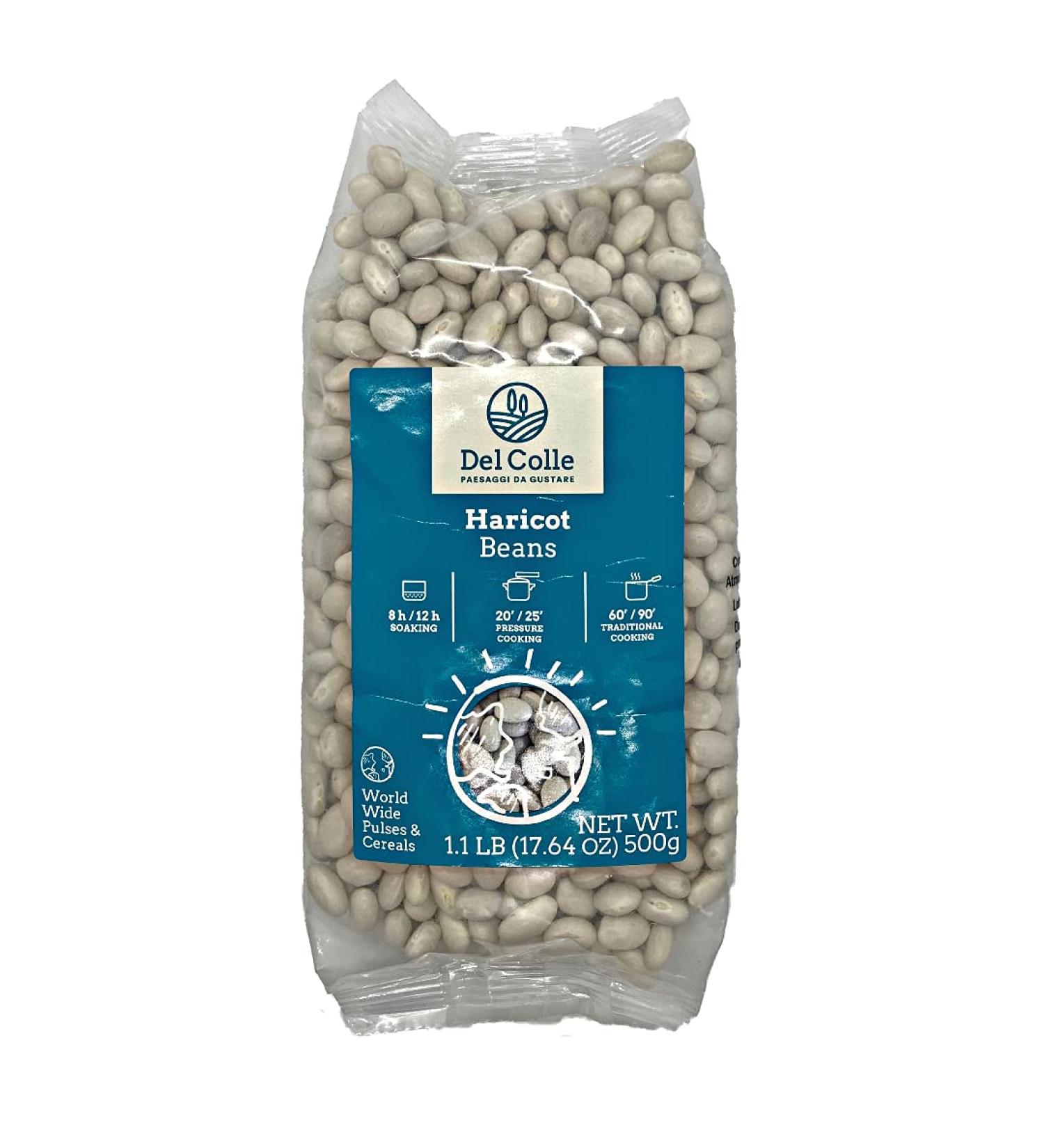 Del Colle Coco Nano Haricot Beans - 1.1lb (500g) - Pack of 1 - Buy Online on GoSupps.com