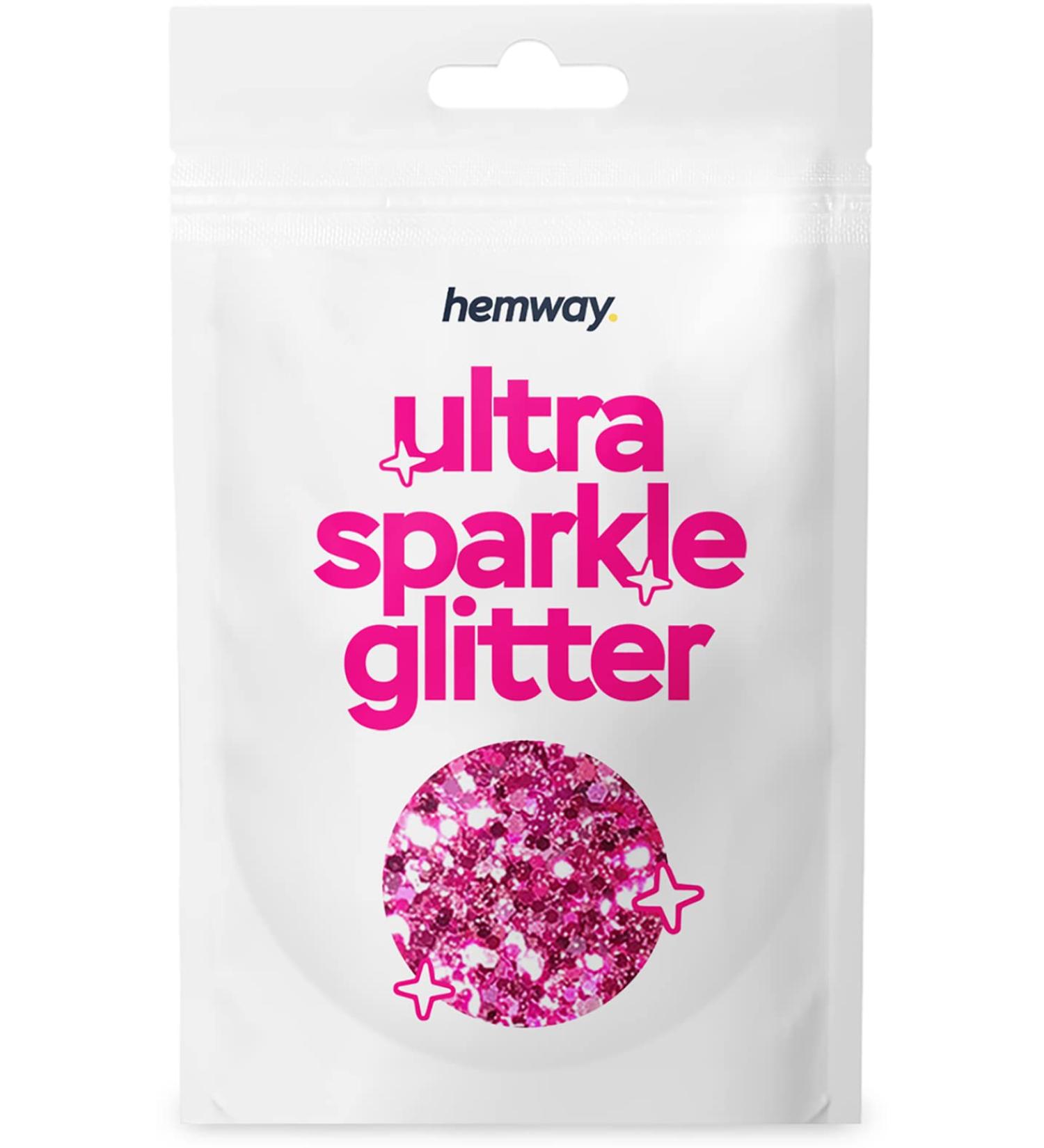 Hemway Unicorn Light Pink Mix Glitter Chunky Multi Purpose Dust Powder Arts & Crafts Decorations Costumes Makeup Cosmetic Face Eye Body Nails Skin Hair Festival 10g Unicorn Light Pink 10g / 0.35oz - Buy Online on GoSupps.com