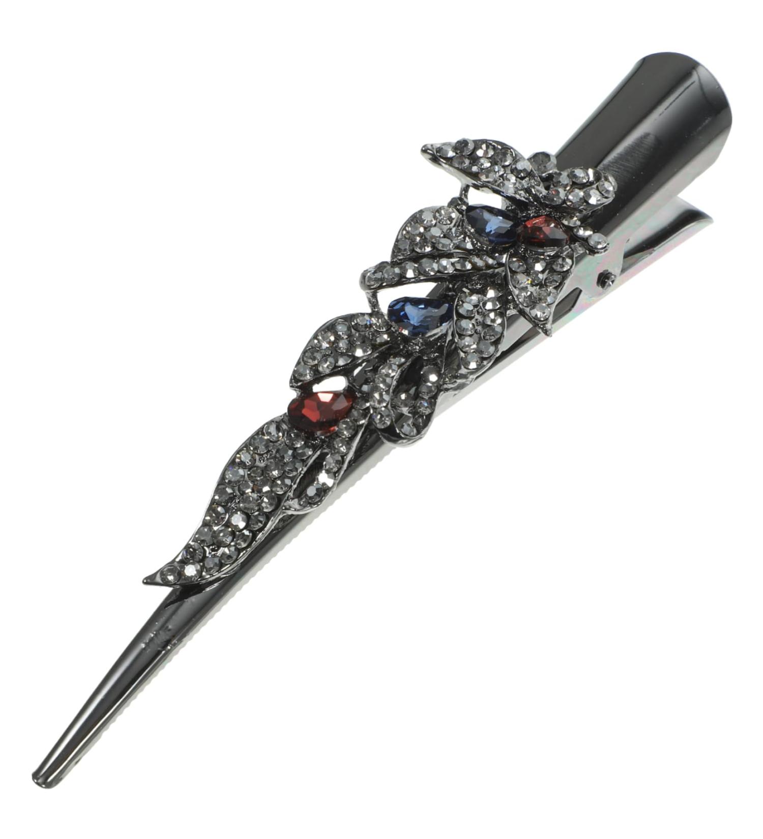 Mikinona Hair Barrettes for Women Fine Hair Decorative Hair Clip Sparkly Hair Clips Alligator Sectioning Clips Rhinestone Hair Barrettes Hair Bling Alligator Barrettes Hair Grips Crystal - Buy Online on GoSupps.com
