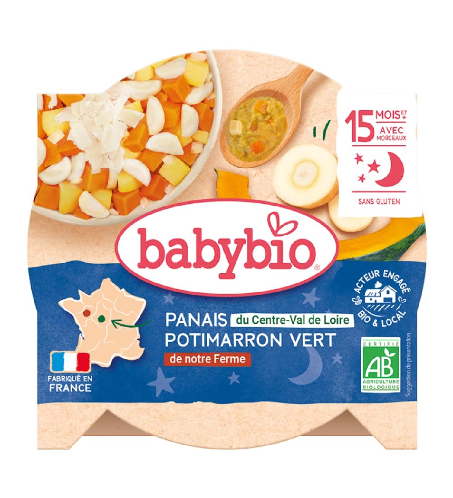Babybio - Bonne Nuit - Assiette Gratin de Panais Potimarron du Val de Loire - 15 Mois et + BIO - 260 g Bonne Nuit 260 g (Lot de 1) - Buy Online on GoSupps.com