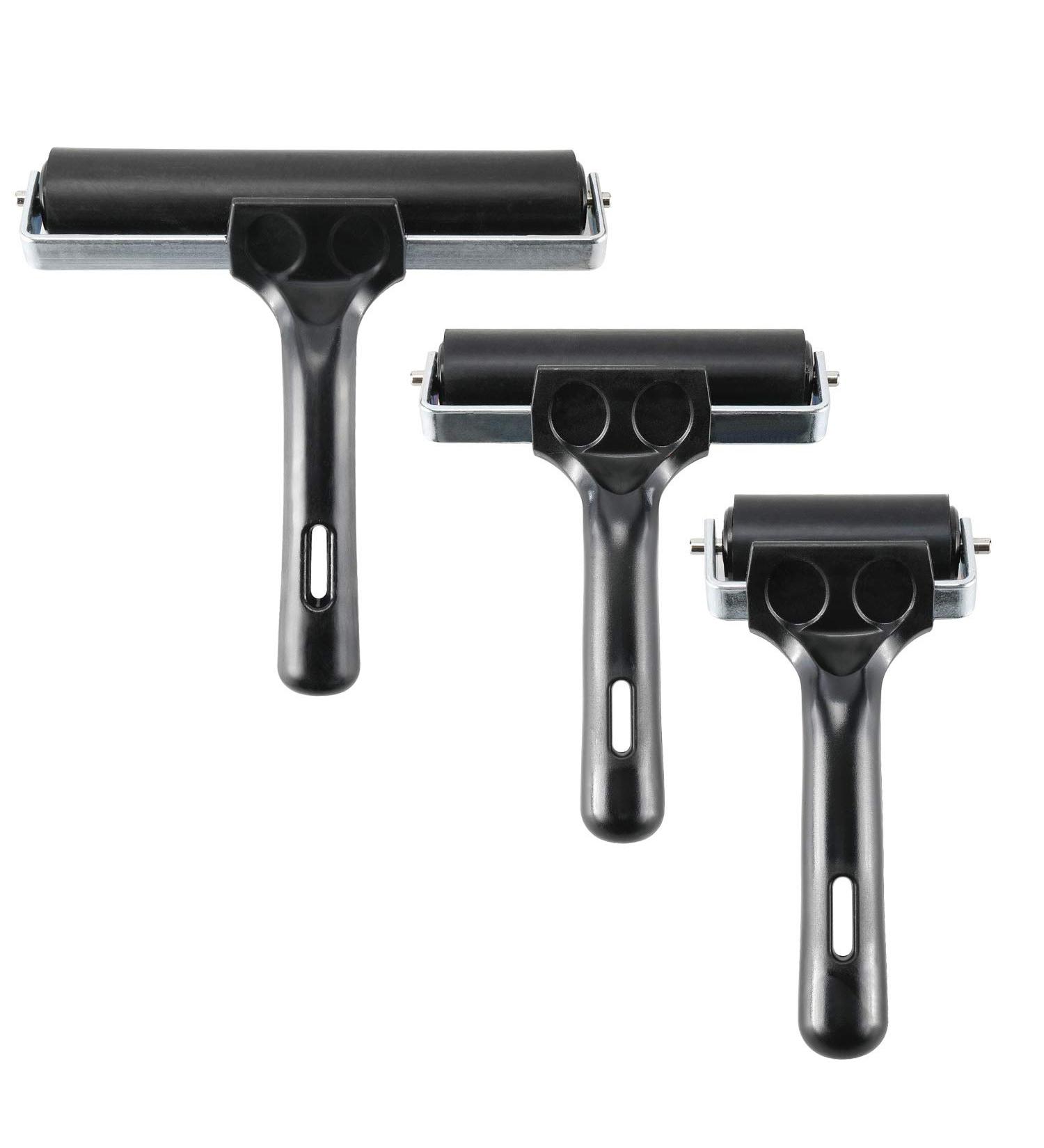 YaeKoo Rubber Brayer Set - 3 Sizes for Printmaking, Painting, and Crafting - Buy Online on GoSupps.com