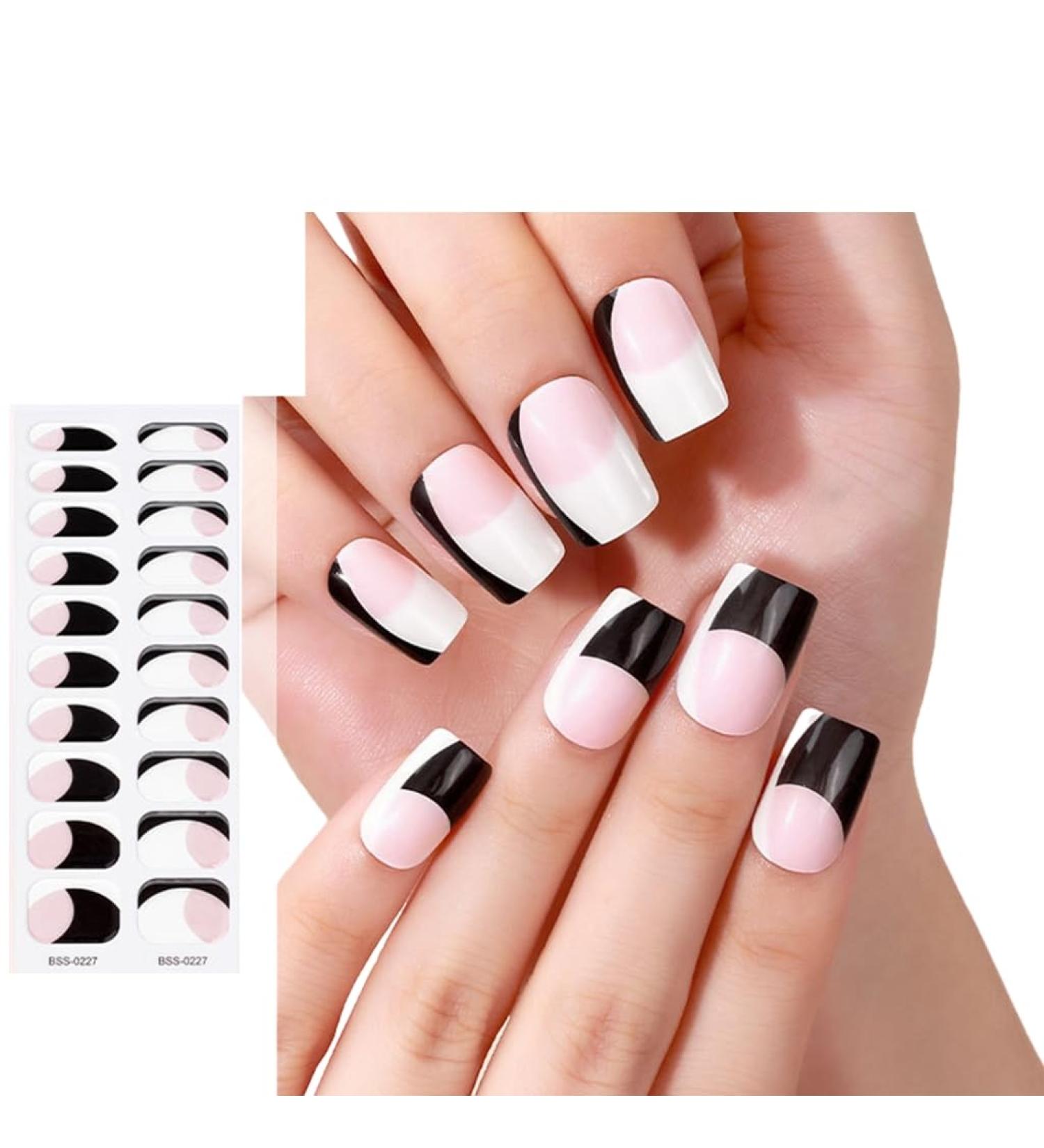 Limtula 20 Pieces Semi Cured Gel Nail s for Women Gel Nail Sticker Long Lasting Gel Nail Wraps with Soft Glossy Gel Finish BSS0227 - Buy Online on GoSupps.com