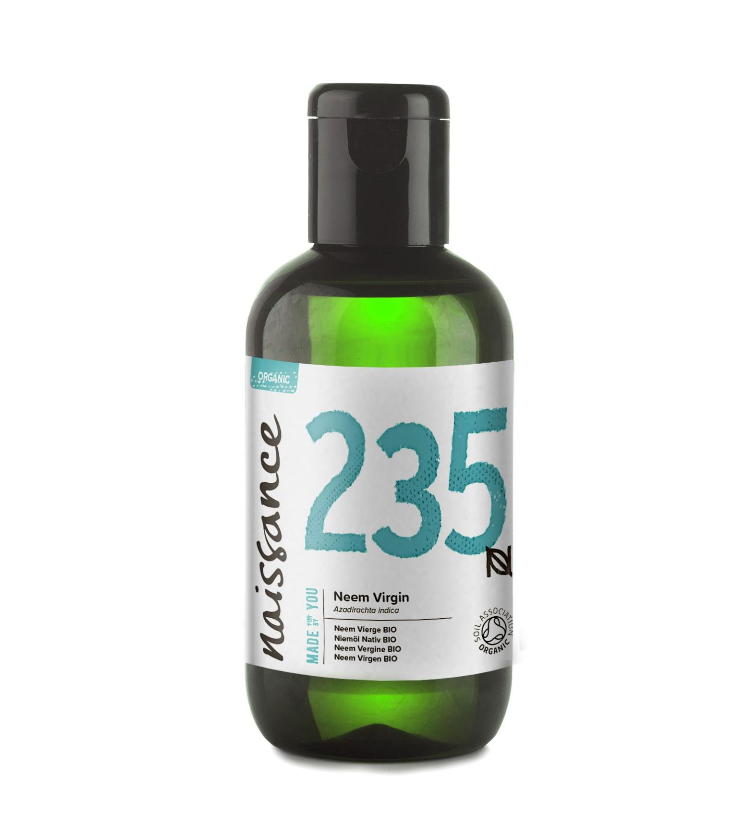 Naissance Neem Oil 100ml - Organic Certified Moisturizing & Nourishing for Hair Face & Skin - 1 Pack - Buy Online on GoSupps.com