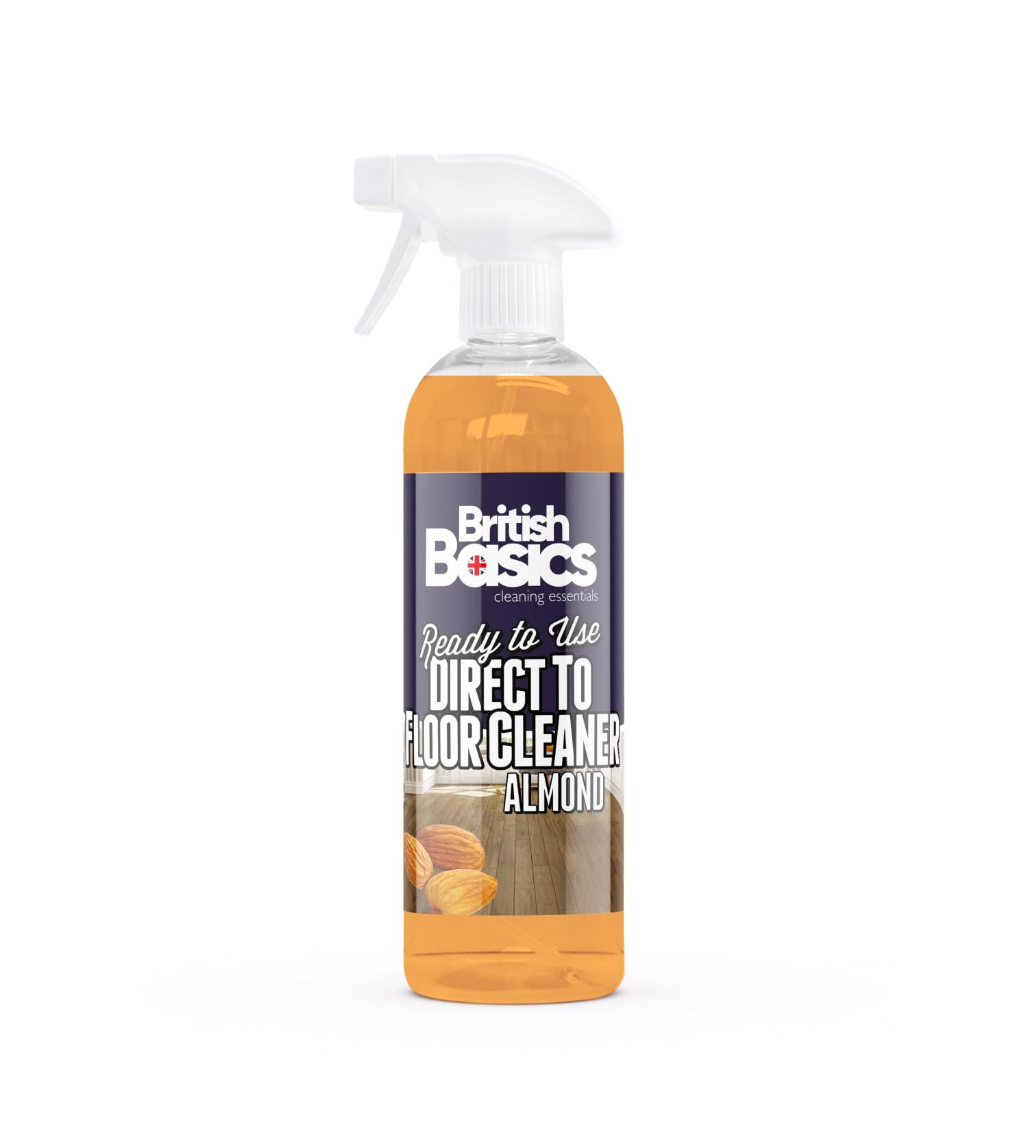 BritishBasics Direct to Floor Cleaner Almond 500ml Amber - Buy Online on GoSupps.com