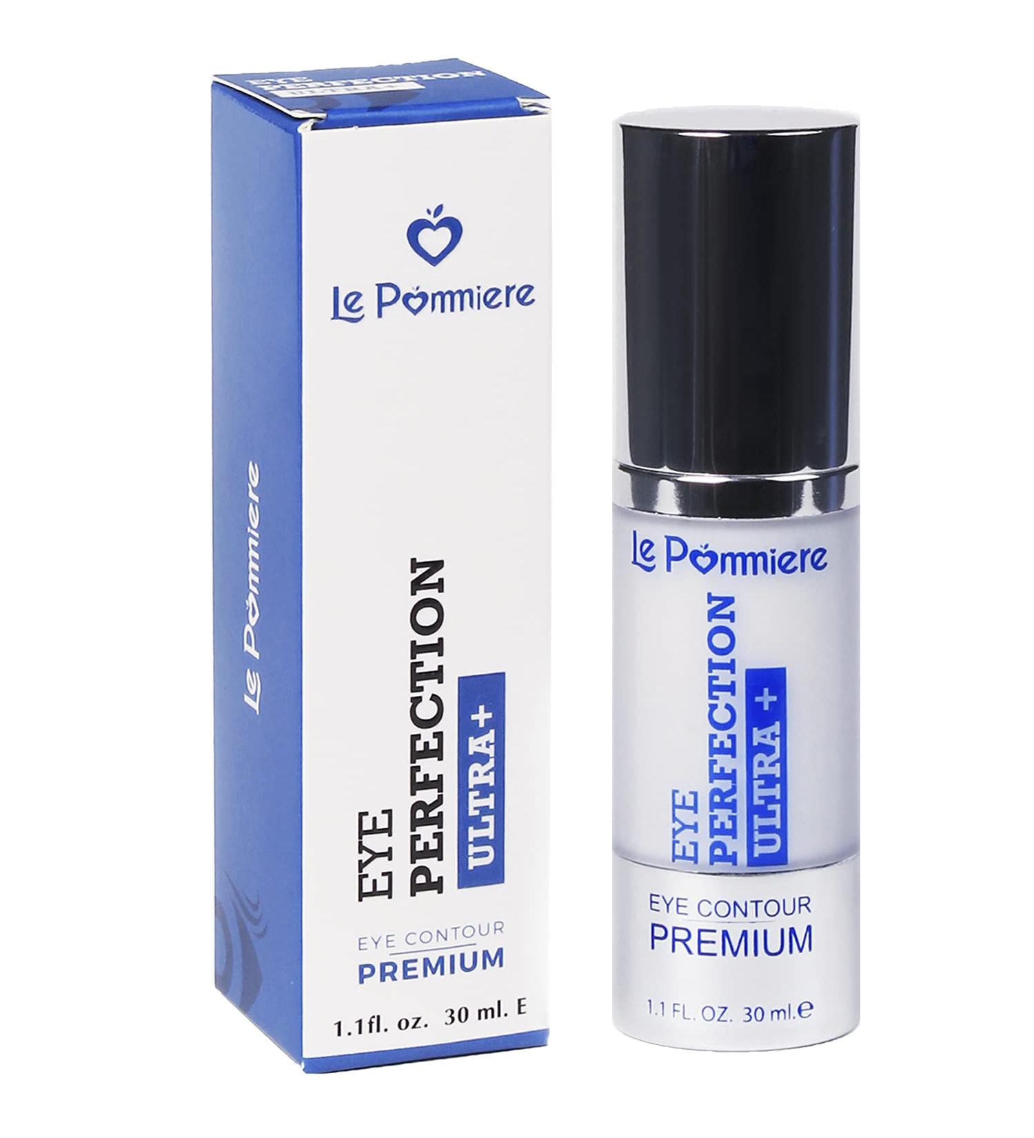 Le Pommiere Under Eye Cream 1.1 fl oz - Anti Bags, Dark Circles, Puffiness & Crow's Feet - Vitamin E Infused, Anti-Wrinkle Eye Contour Moisturizer for Face & Skin - Buy Online on GoSupps.com