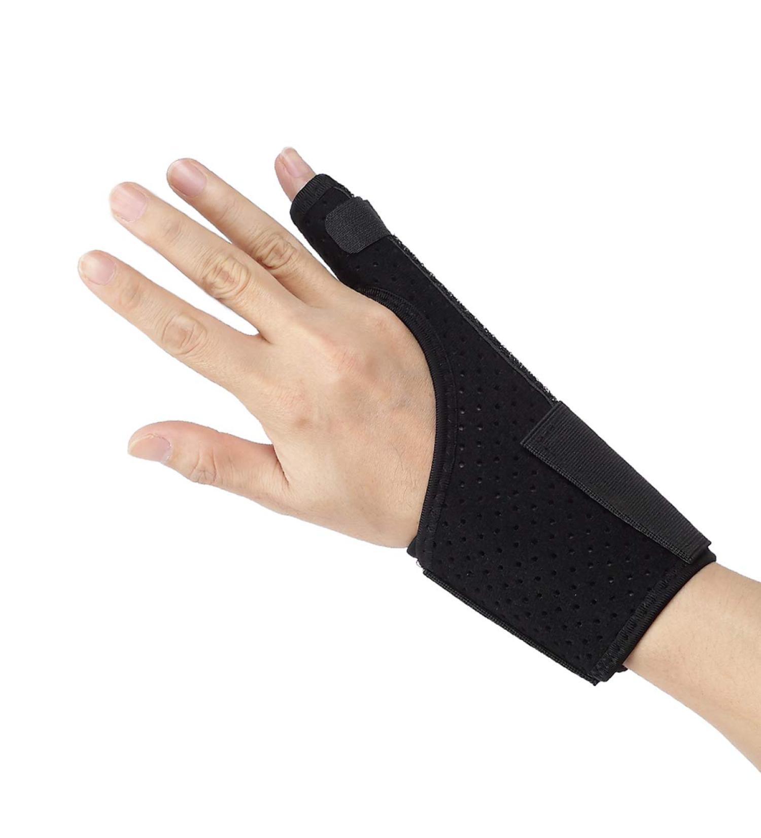 Ultrafun Trigger Finger Splint Brace - Breathable Wrist & Thumb Support for Pain Relief - Black - Buy Online on GoSupps.com