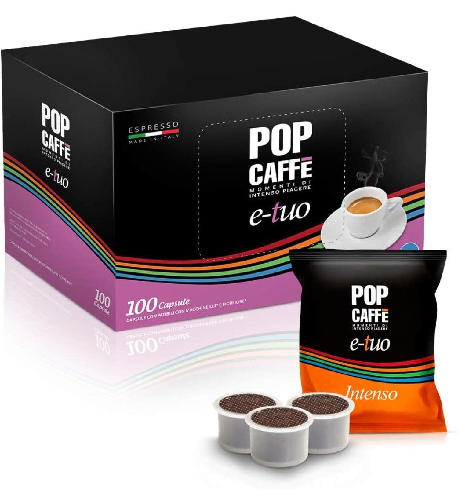 100 Capsules "e-tuo" blend 1 intense compatible with coffee machines Mitaca MPS Fior fiore coop Lui espresso Martello. - Buy Online on GoSupps.com