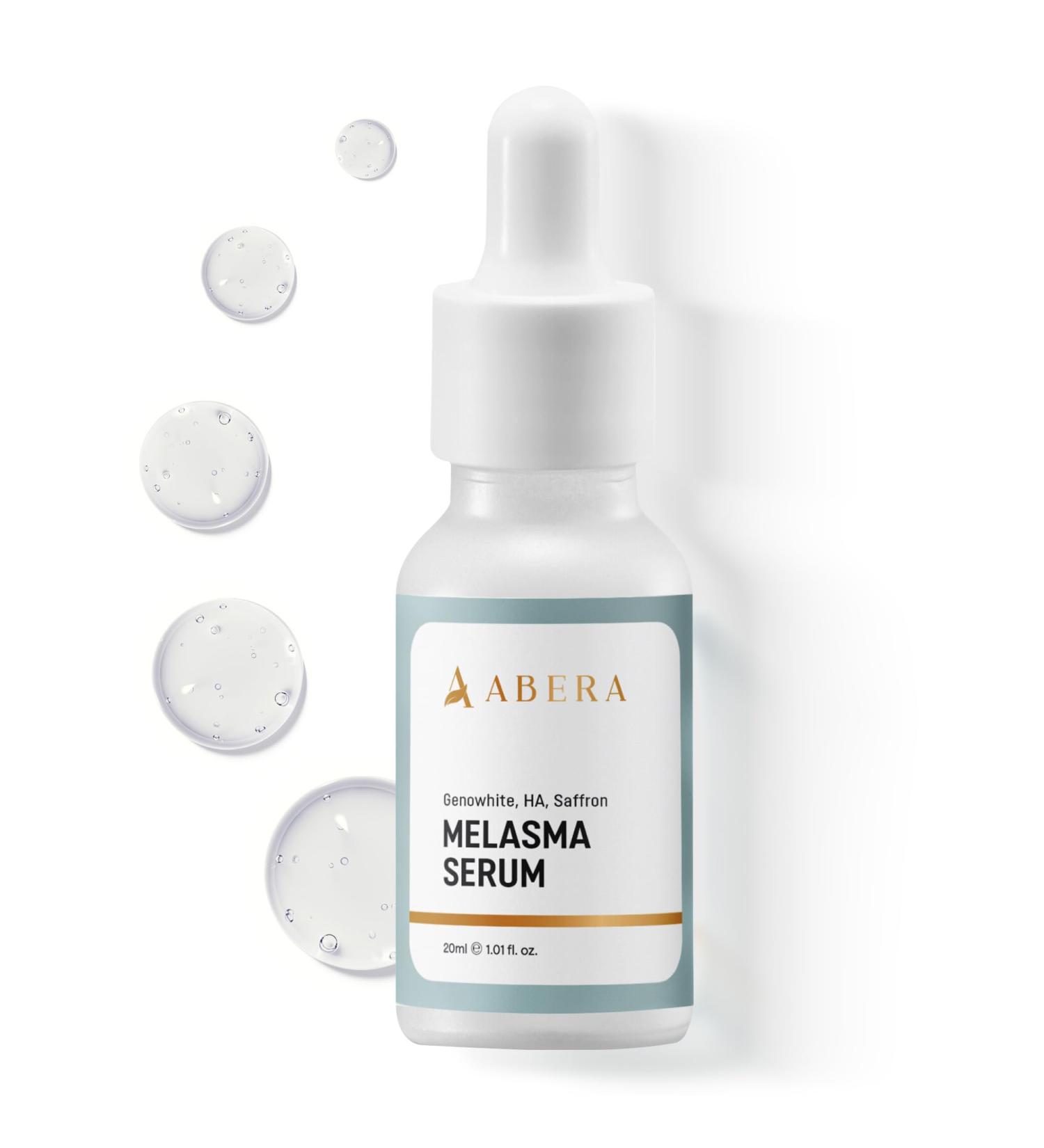 Abera Suero Melasma - Tratamiento con Niacinamida & Hidroquinona para Manchas Oscuras - 20ml | Mejora tu Piel Hoy - Buy Online on GoSupps.com