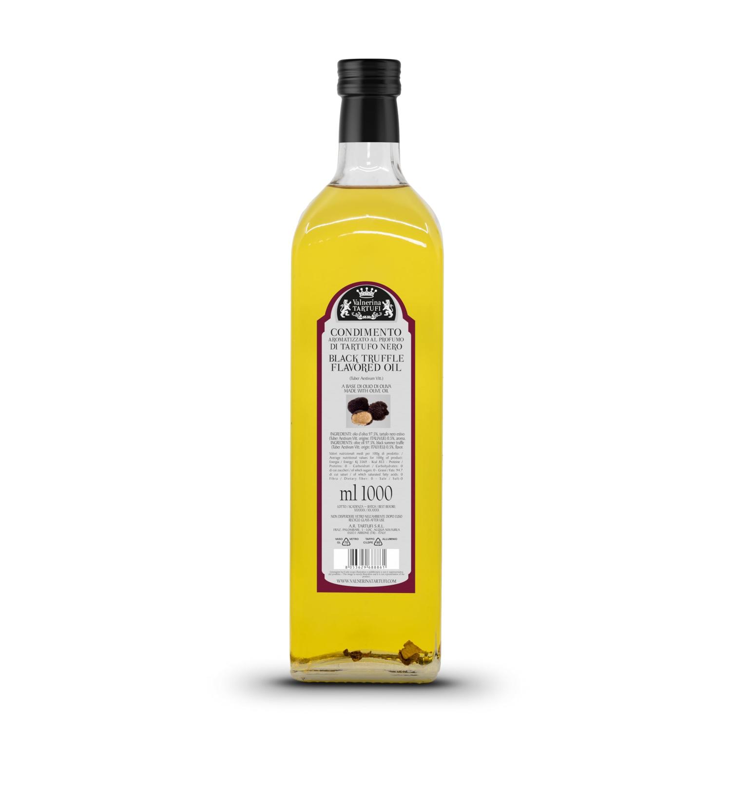  Valnerina Tartufi Valnerina Tartufi Black Truffle Flavored Olive Oil | Truffle Flavored Seasoning | 1000 ml Bottle. - Buy Online on GoSupps.com
