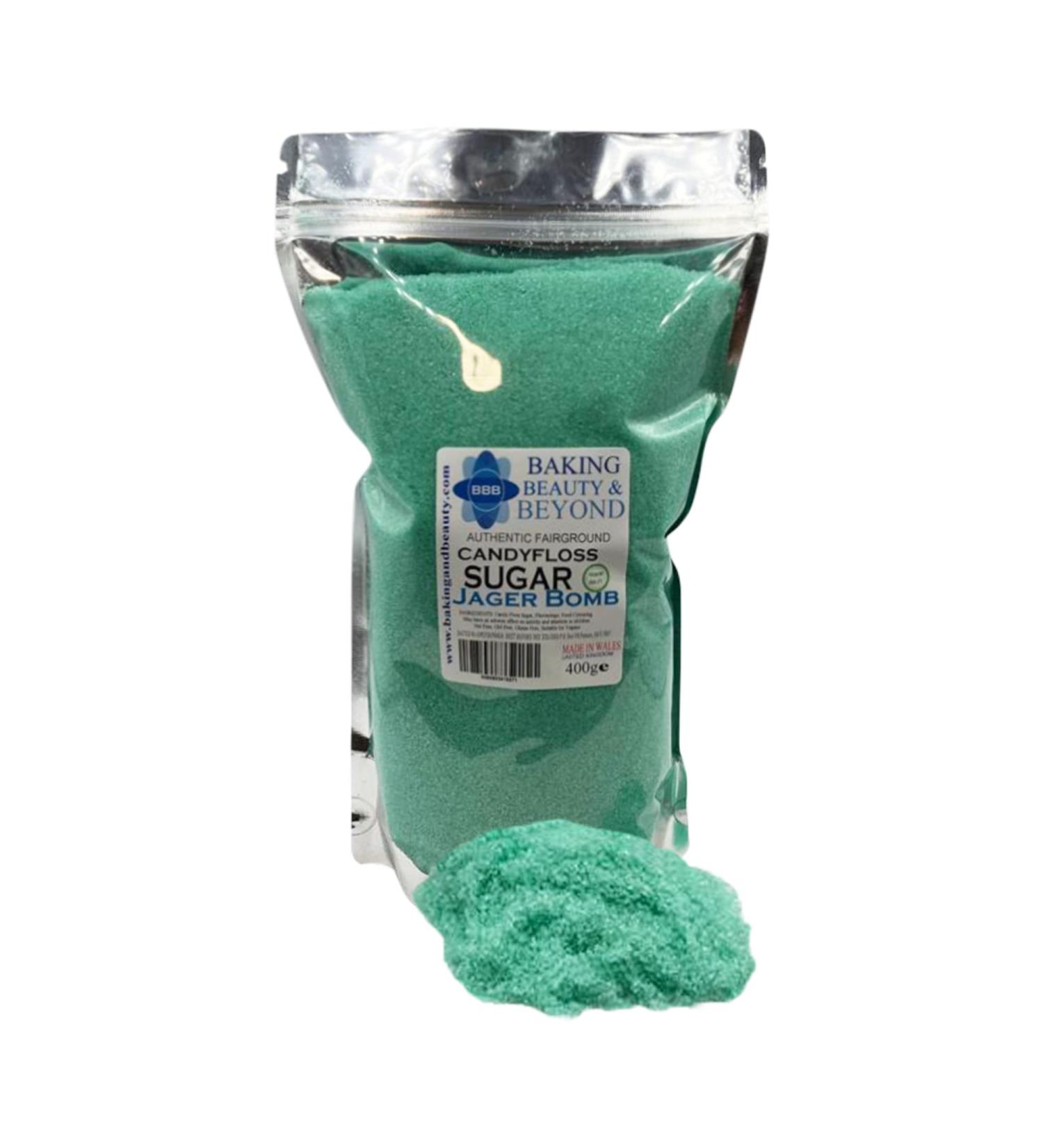 Baking Beauty and Beyond Premium Jager Bomb Flavour Cotton Candy Floss Sugar 400g - Buy Online on GoSupps.com