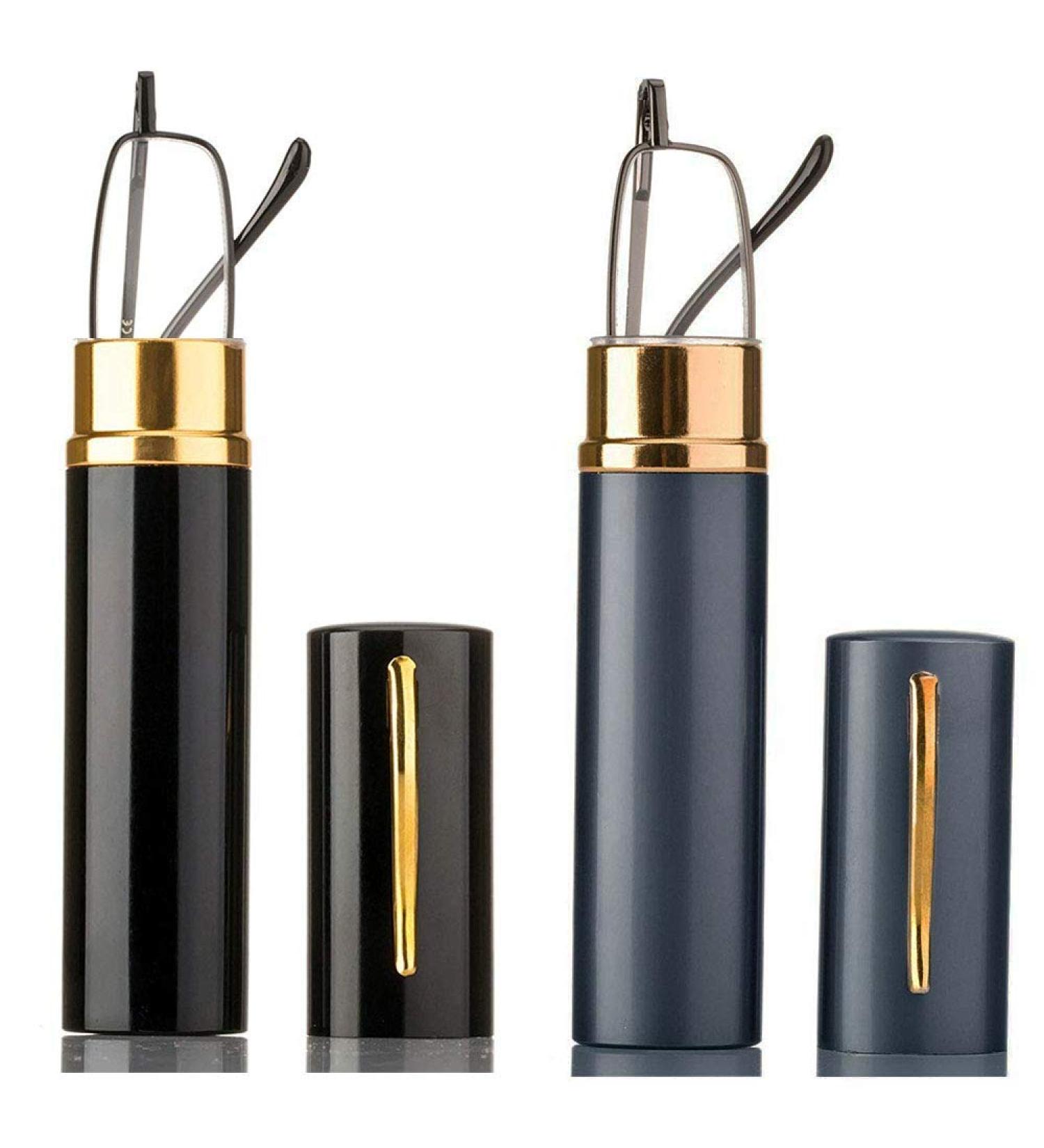 Flexible Metal Reading Glasses - Unisex Visual Aid with Case | 1.5 Diopters | International Shipping - Buy Online on GoSupps.com