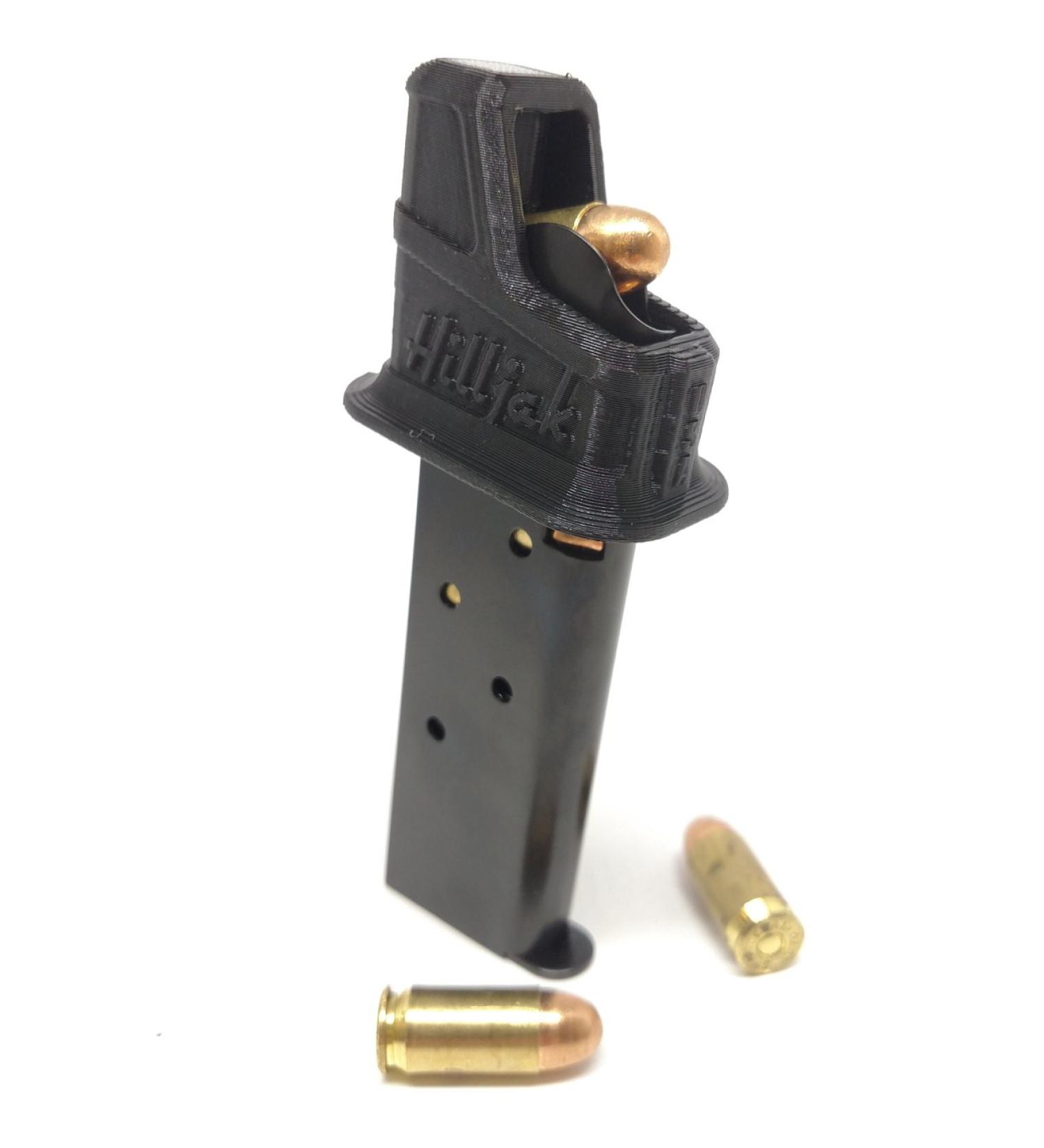 Hilljak 1911 Magazine Speed Loader Designed to fit 45 ACP and 9mm Single-Stack Magazines, Quickie Loader - Black