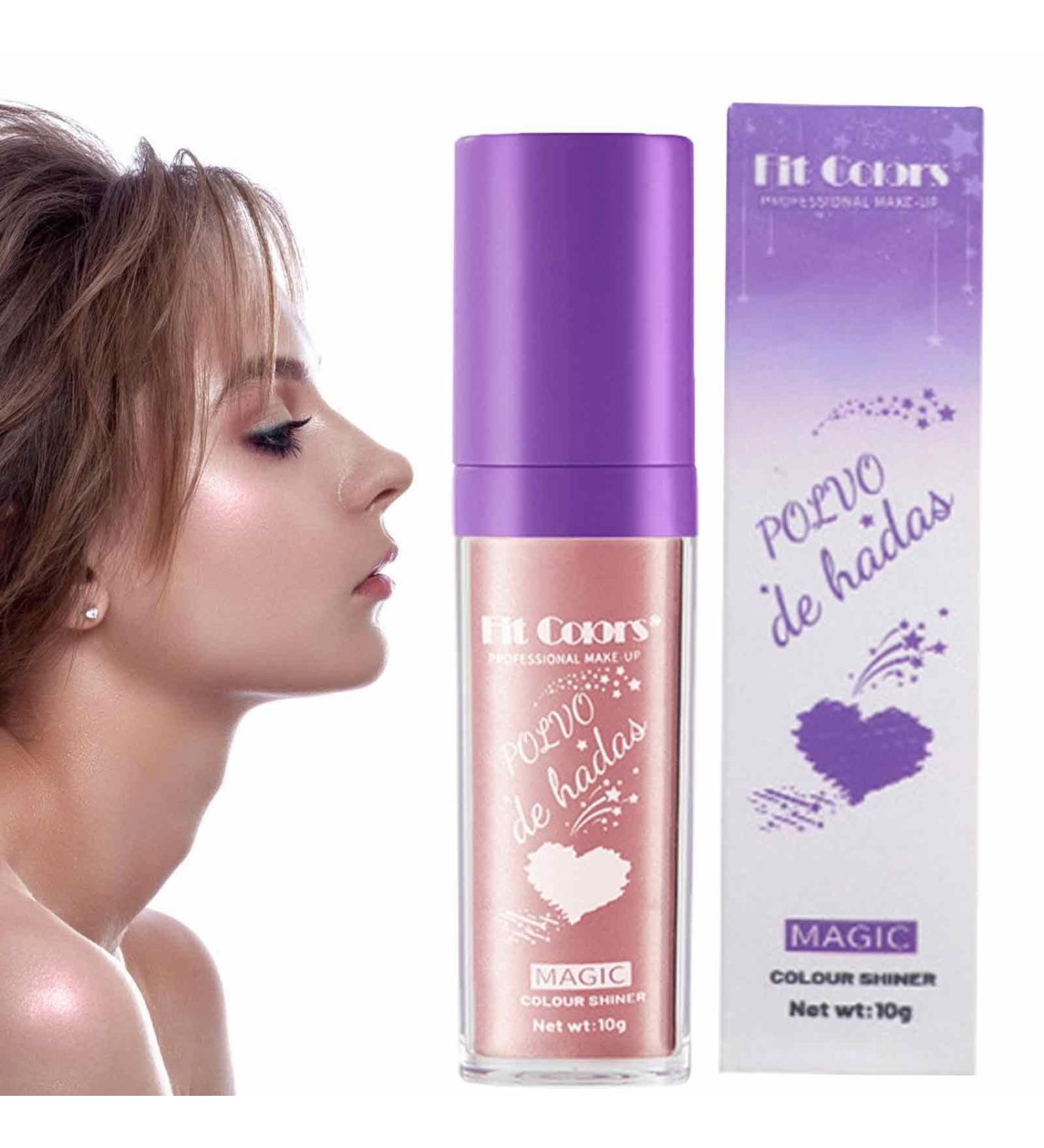 Loose Highlighter Powder | Face and Body Brightening Stick - Easy Apply Sparkly Shimmery Highlighter for Neck Chest Face Lips 03# - Buy Online on GoSupps.com