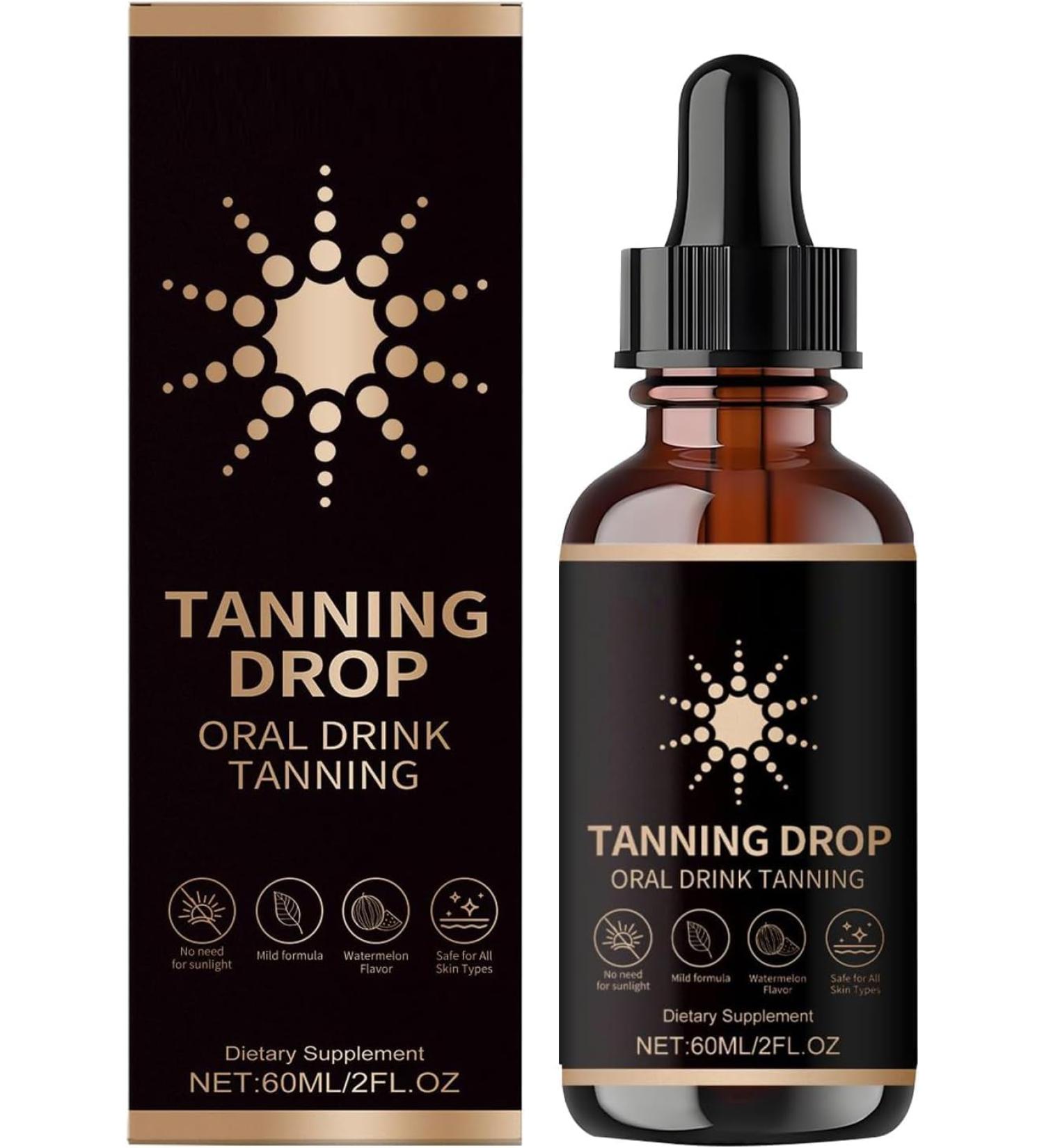 Gouttes autobronzantes boire Gouttes autobronzantes hydratantes pour le visage pour un bronzage naturel hydratant et doux pour la peau pour tous types de peau 1pcs - Buy Online on GoSupps.com